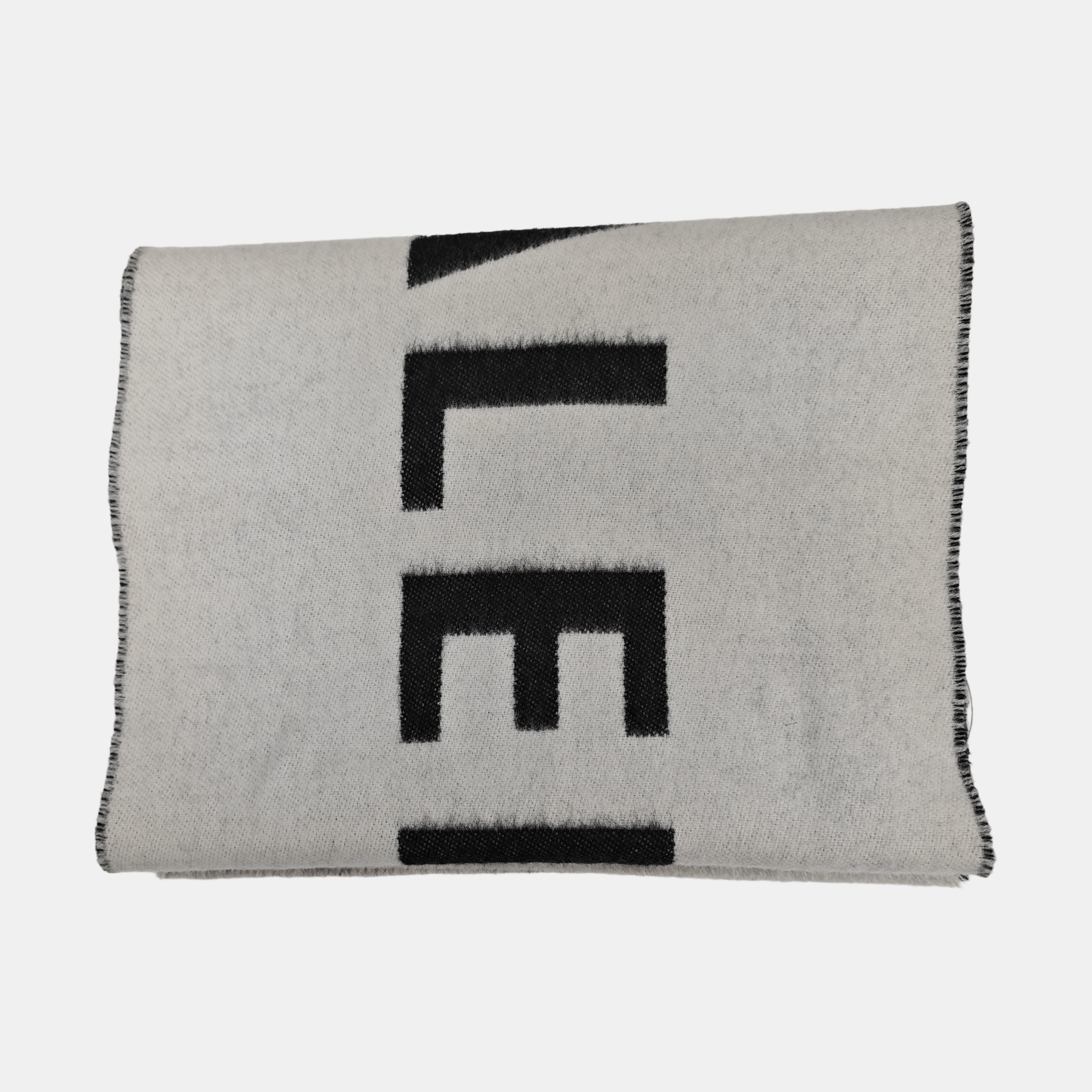 Balenciaga Balenciaga Logo Wool Scarf One Size Size 30 - 3 Thumbnail