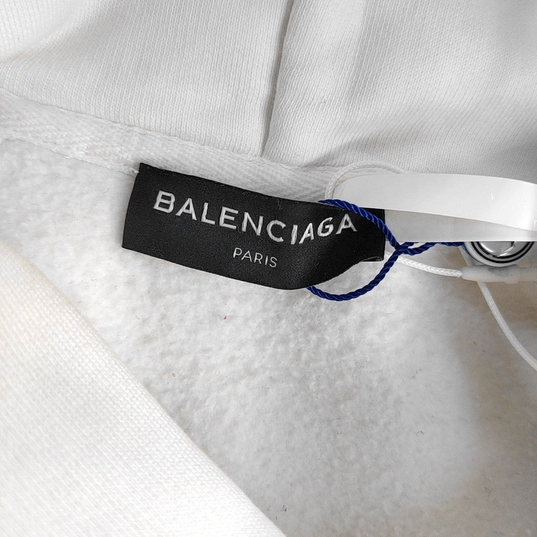 Balenciaga Balenciaga Logo Cotton Hoodie Size XS Size XS / US 0-2 / IT 36-38 - 7 Thumbnail