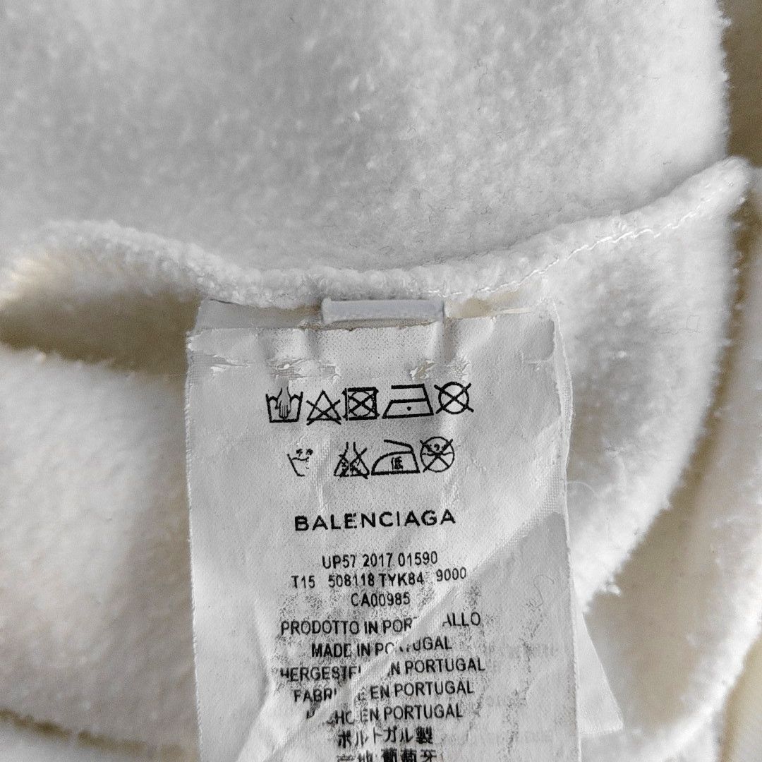 Balenciaga Balenciaga Logo Cotton Hoodie Size XS Size XS / US 0-2 / IT 36-38 - 4 Thumbnail