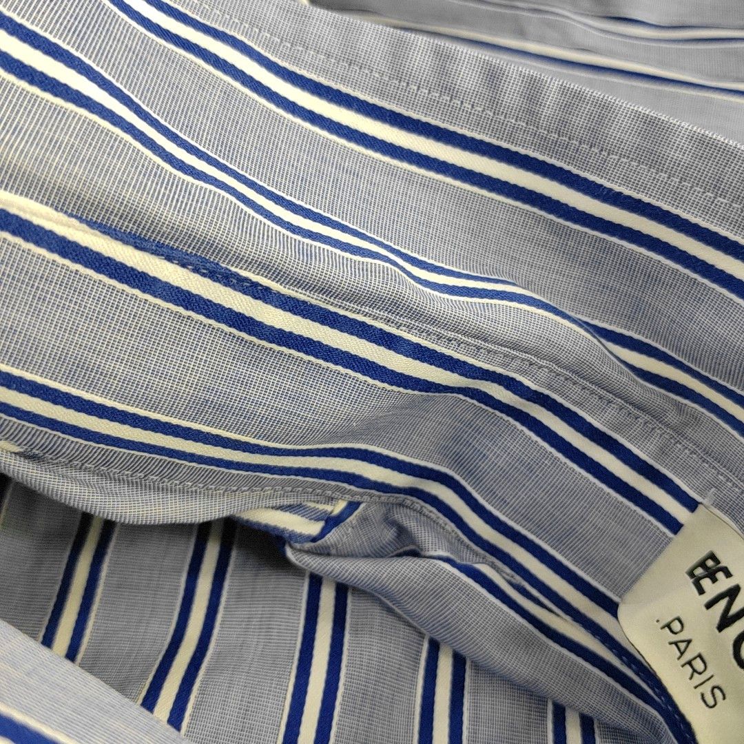 Balenciaga Balenciaga Striped Button Up Shirt Size 36 Size XS / US 0-2 / IT 36-38 - 5 Thumbnail