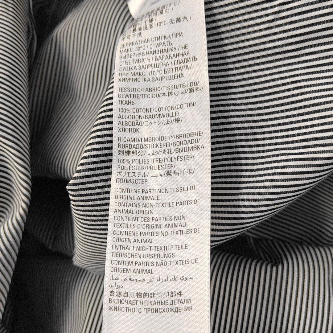 Balenciaga Balenciaga Striped Button Up Shirt Size 36 Size XS / US 0-2 / IT 36-38 - 3 Thumbnail