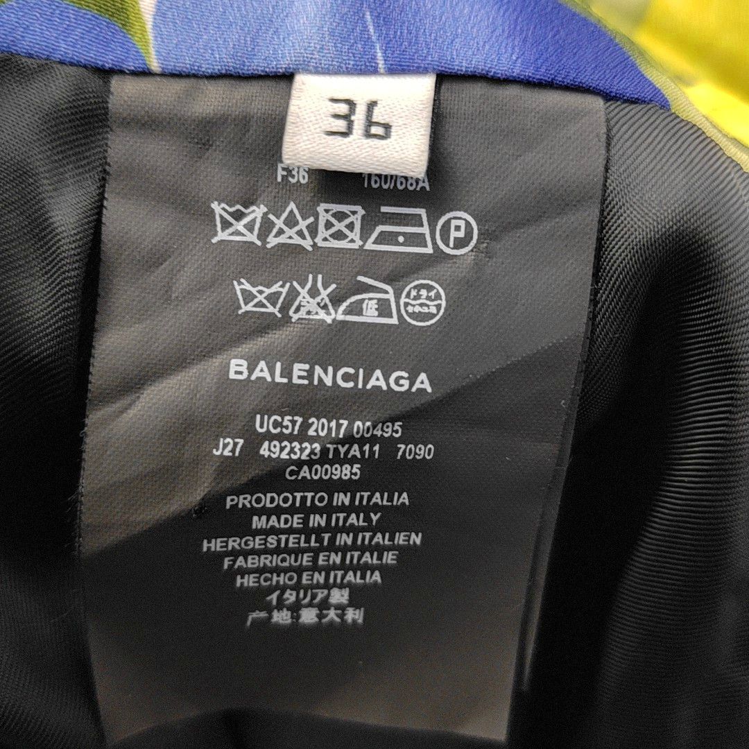 Balenciaga Balenciaga Floral Pleated Midi Skirt Size 36 Size 25" / US 0 / IT 36 - 4 Thumbnail