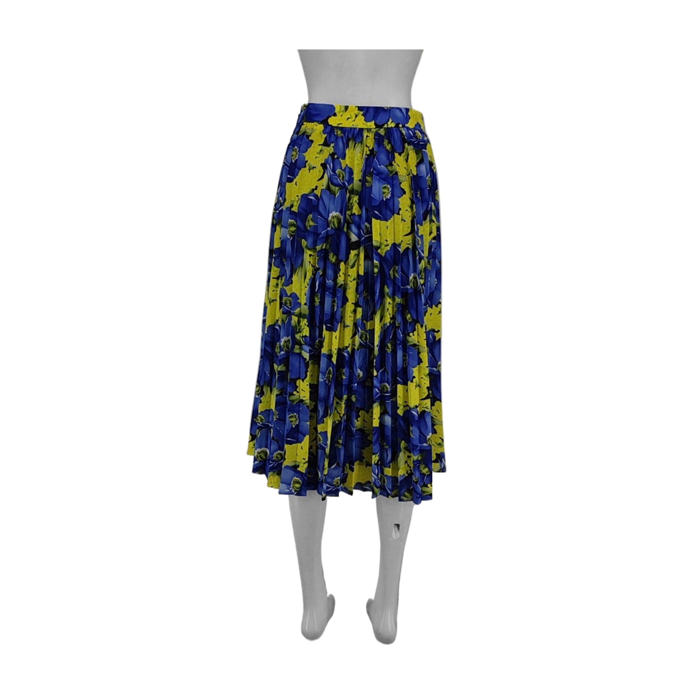 Balenciaga Balenciaga Floral Pleated Midi Skirt Size 36 Size 25" / US 0 / IT 36 - 2 Thumbnail