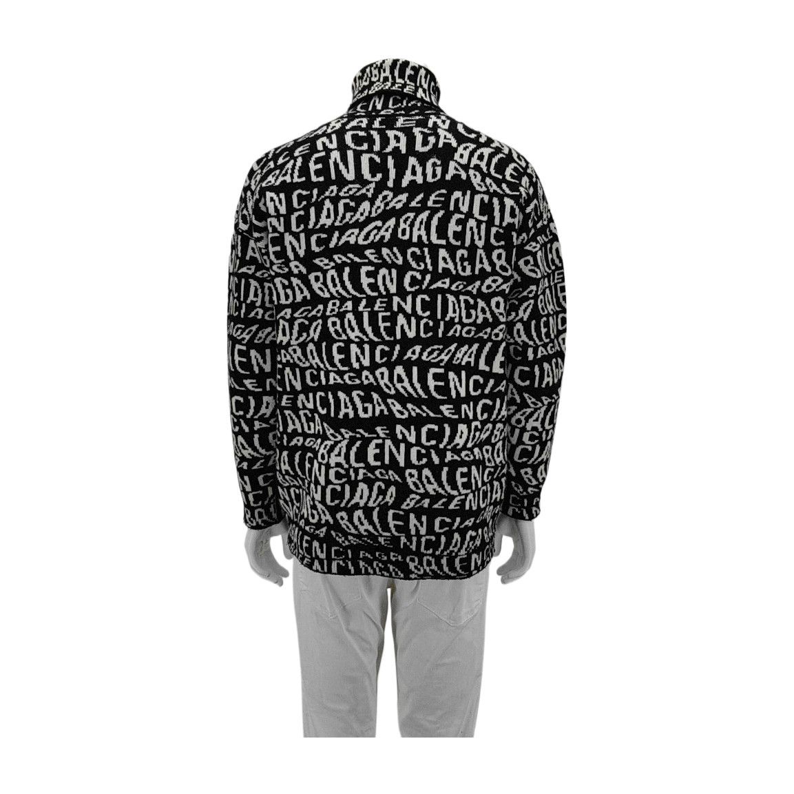 Balenciaga BALENCIAGA All-Over Logo Turtleneck Sweater Size XS Size US XS / EU 42 / 0 - 2 Thumbnail