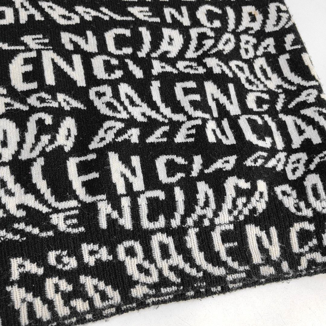 Balenciaga BALENCIAGA All-Over Logo Turtleneck Sweater Size XS Size US XS / EU 42 / 0 - 8 Thumbnail