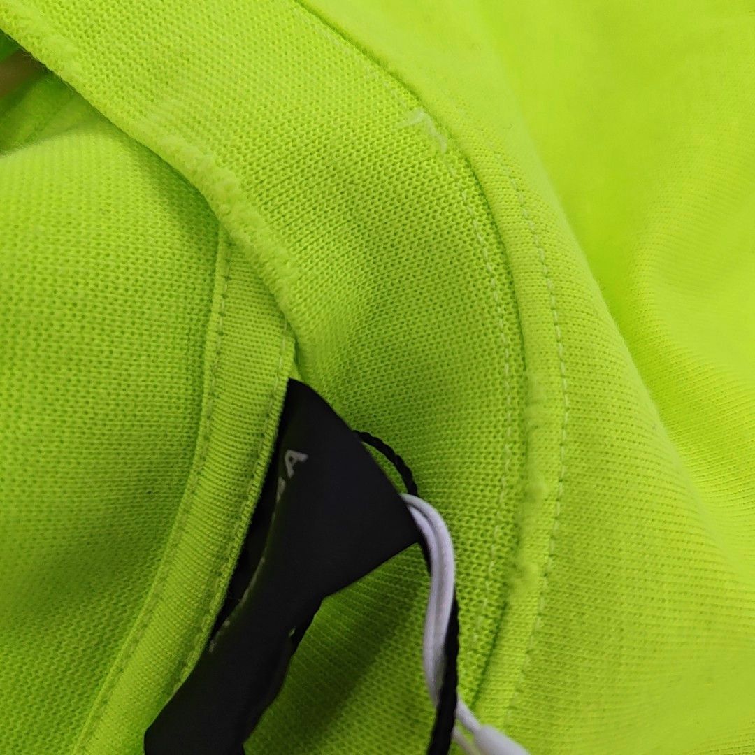 Balenciaga Balenciaga Neon Green Logo Short Sleeve T-Shirt Size S Size US S / EU 44-46 / 1 - 7 Thumbnail