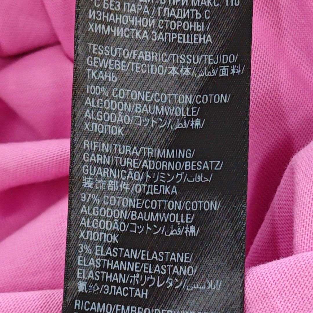 Balenciaga Balenciaga Embroidered Logo Pink T-Shirt Size M Size US M / EU 48-50 / 2 - 3 Thumbnail