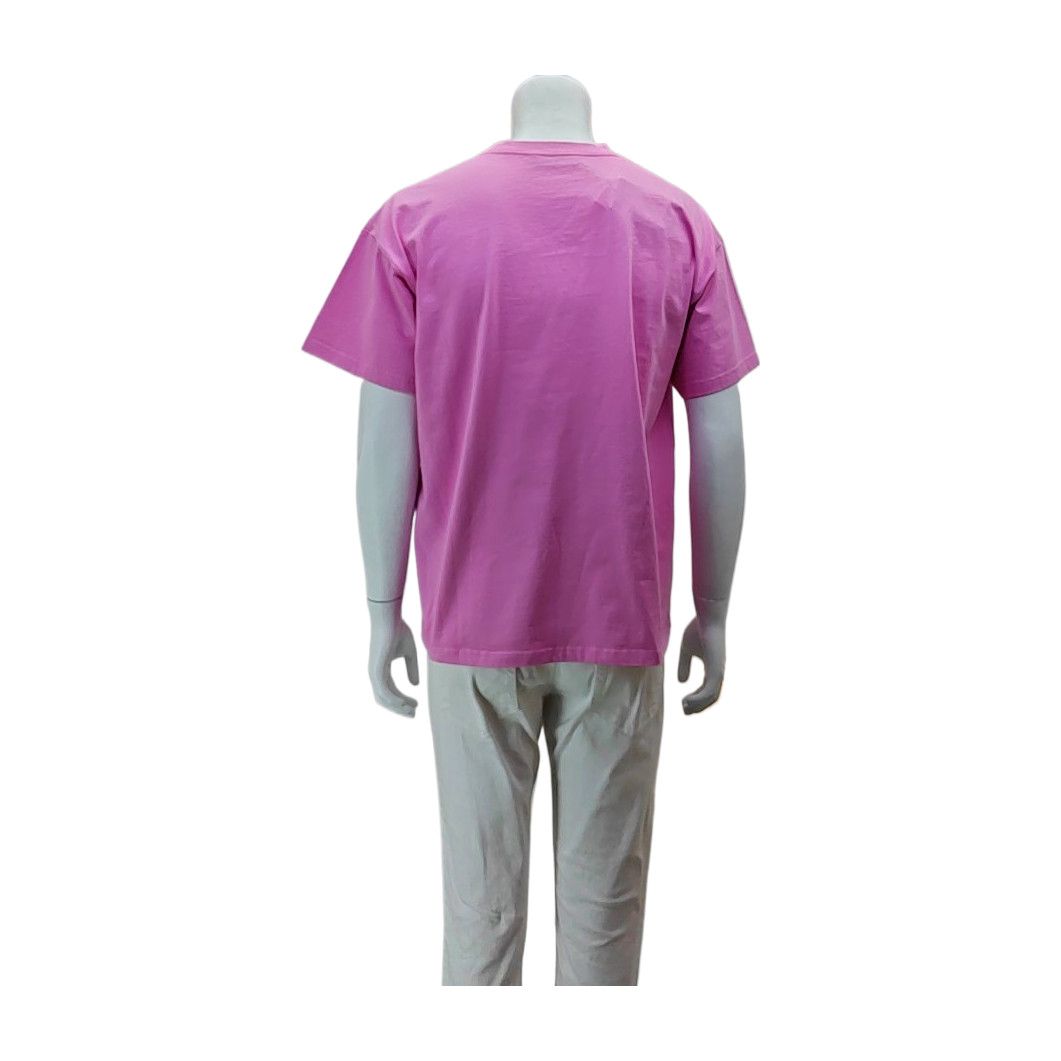 Balenciaga Balenciaga Embroidered Logo Pink T-Shirt Size M Size US M / EU 48-50 / 2 - 2 Thumbnail