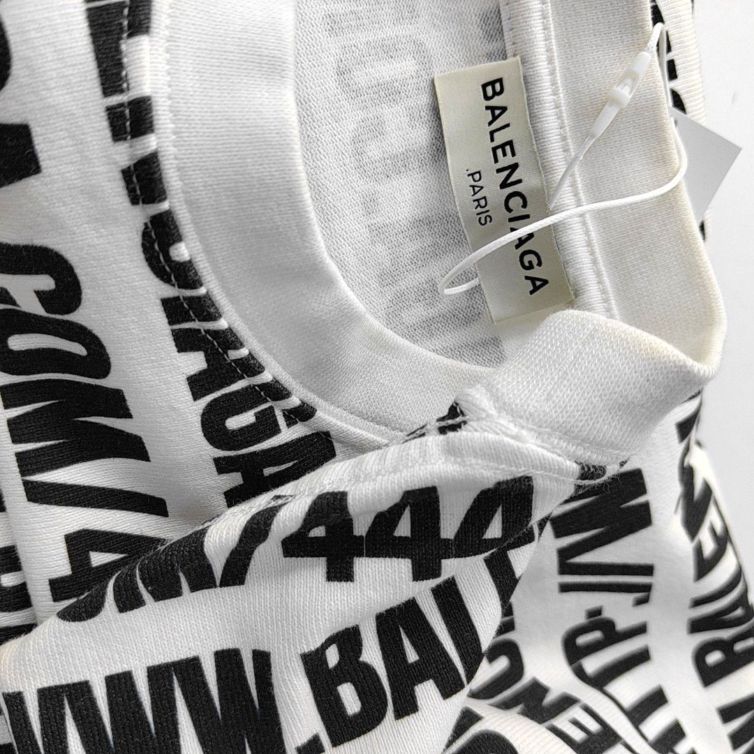 Balenciaga BALENCIAGA Logo Print T-Shirt Size M Size M / US 6-8 / IT 42-44 - 5 Thumbnail