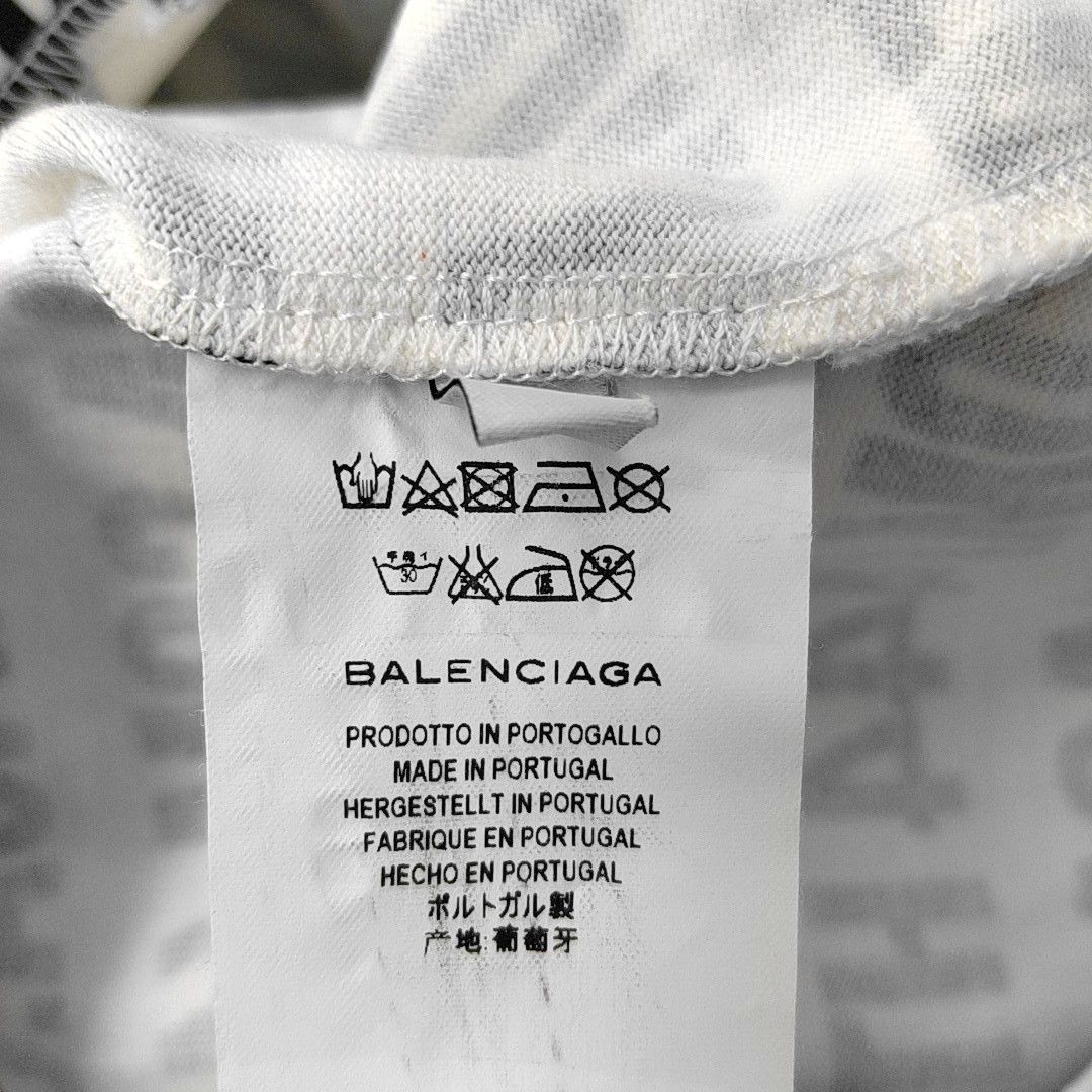 Balenciaga BALENCIAGA Logo Print T-Shirt Size M Size M / US 6-8 / IT 42-44 - 4 Thumbnail