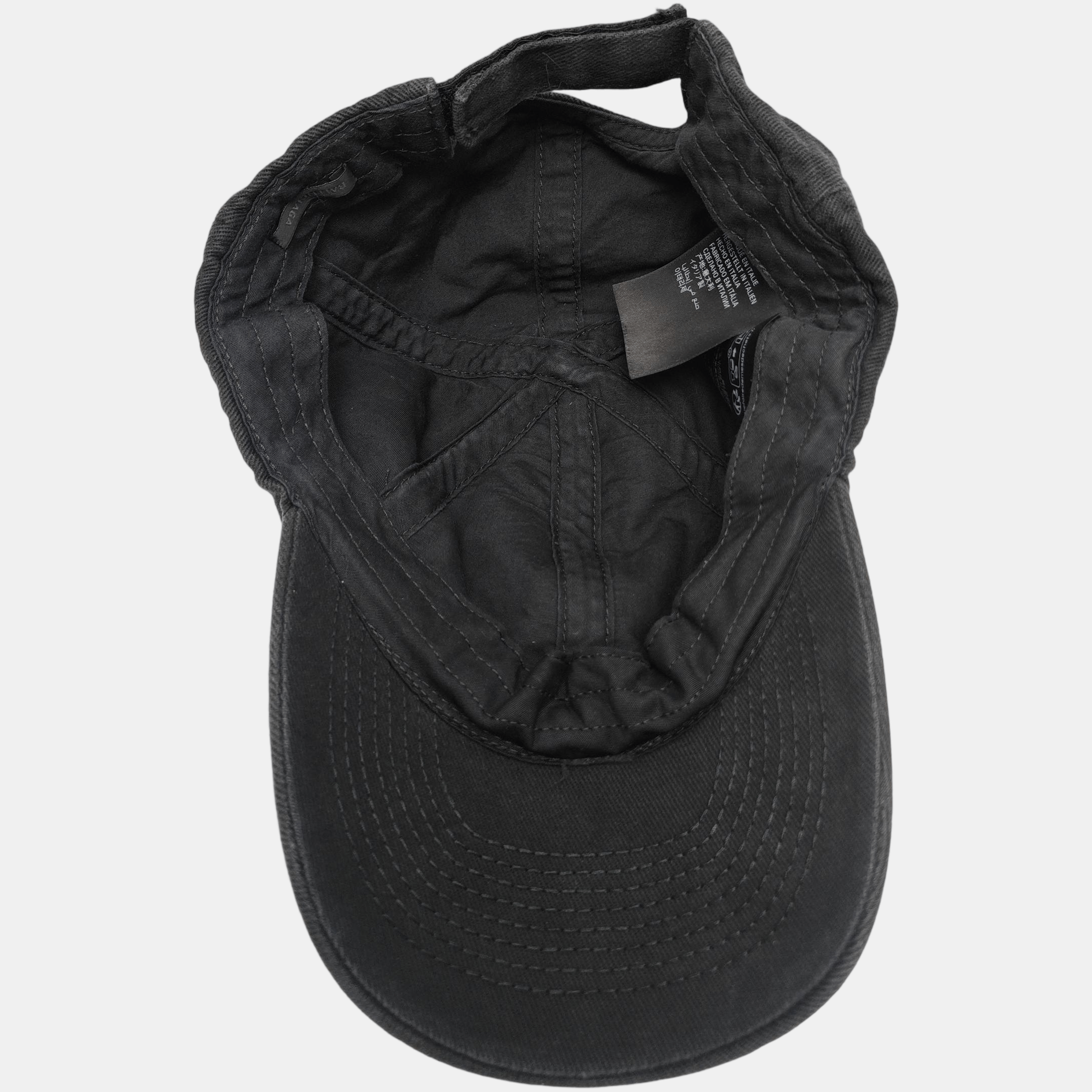 Balenciaga Balenciaga Distressed Logo Baseball Cap One Size Size ONE SIZE - 2 Thumbnail