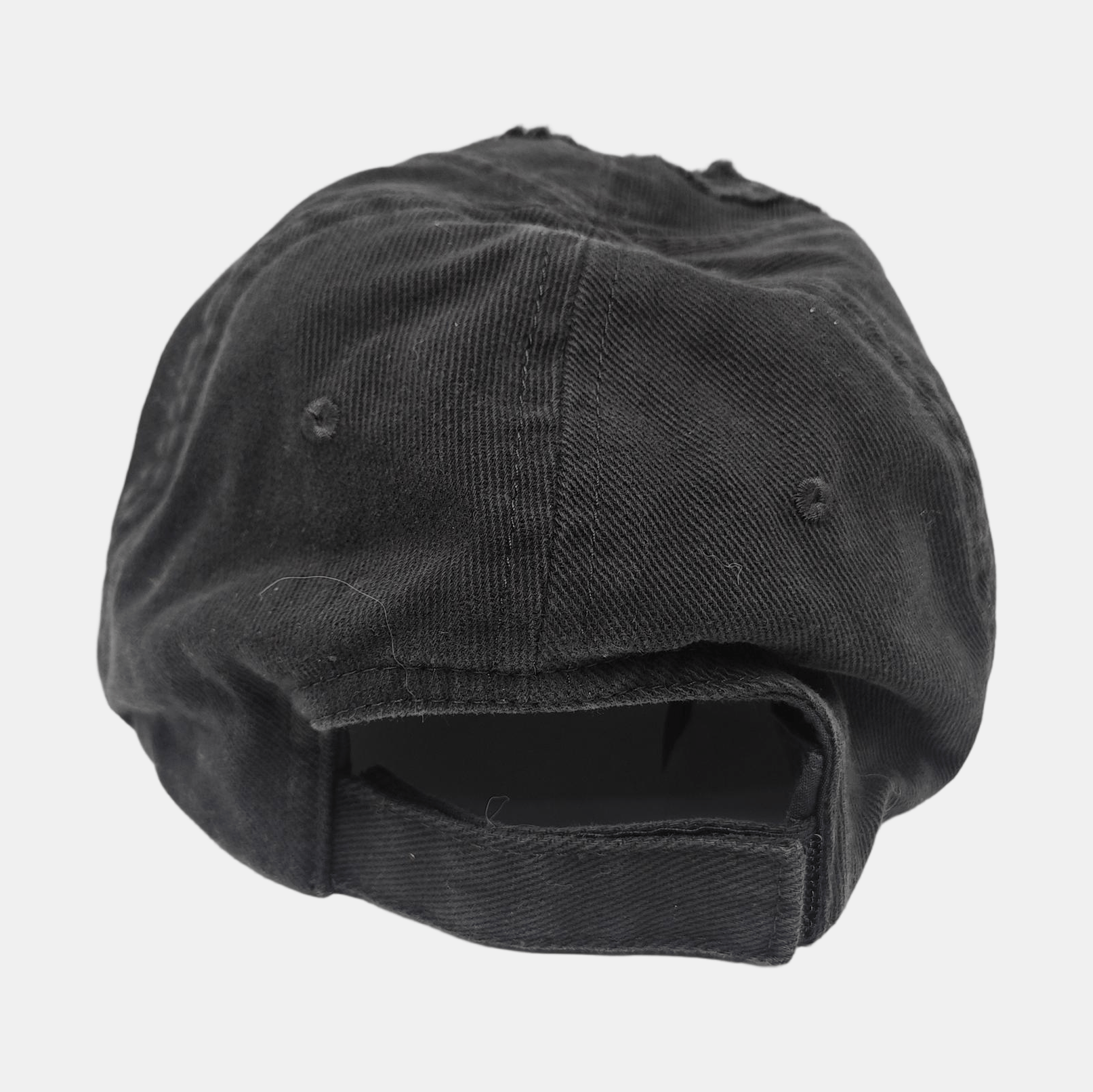 Balenciaga Balenciaga Distressed Logo Baseball Cap One Size Size ONE SIZE - 3 Thumbnail