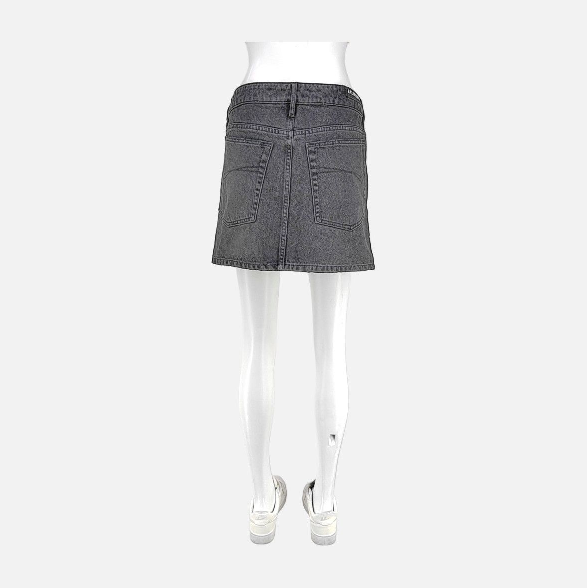 Balenciaga Balenciaga Cotton Blend Mini Skirt Size 38 Size 26" / US 2 / IT 38 - 2 Thumbnail