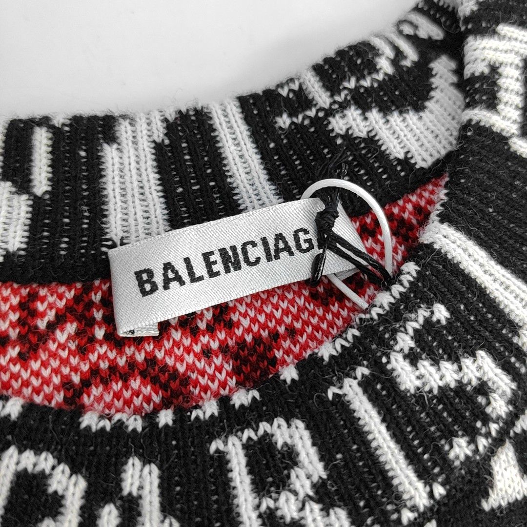 Balenciaga Balenciaga Paris Print Sweater Size XS Size XS / US 0-2 / IT 36-38 - 5 Thumbnail
