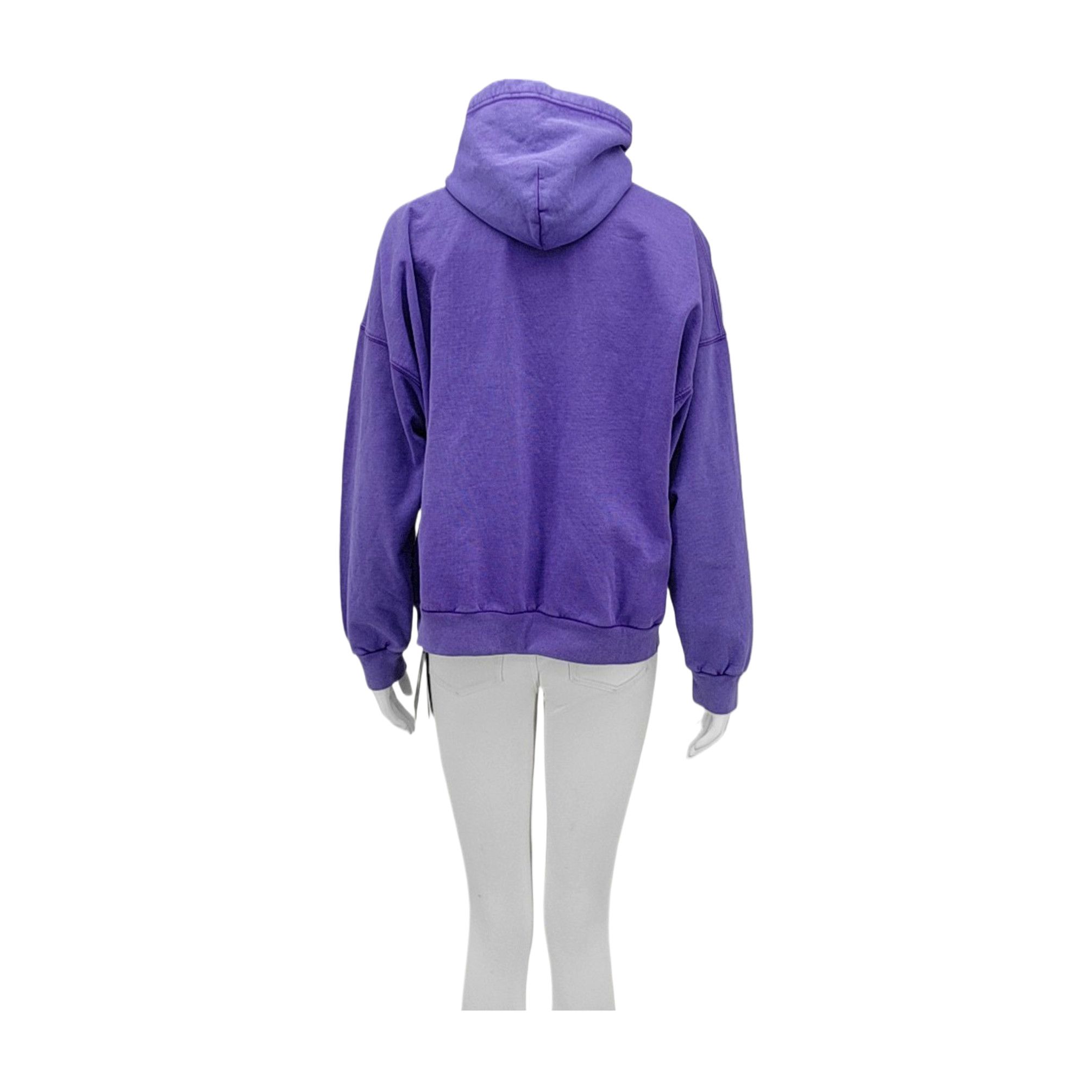 Balenciaga BALENCIAGA Purple Logo Hoodie Size S Size S / US 4 / IT 40 - 2 Thumbnail