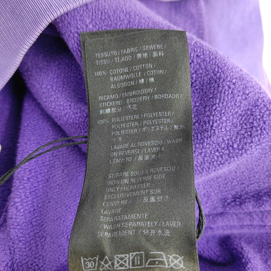 Balenciaga BALENCIAGA Purple Logo Hoodie Size S Size S / US 4 / IT 40 - 3 Thumbnail