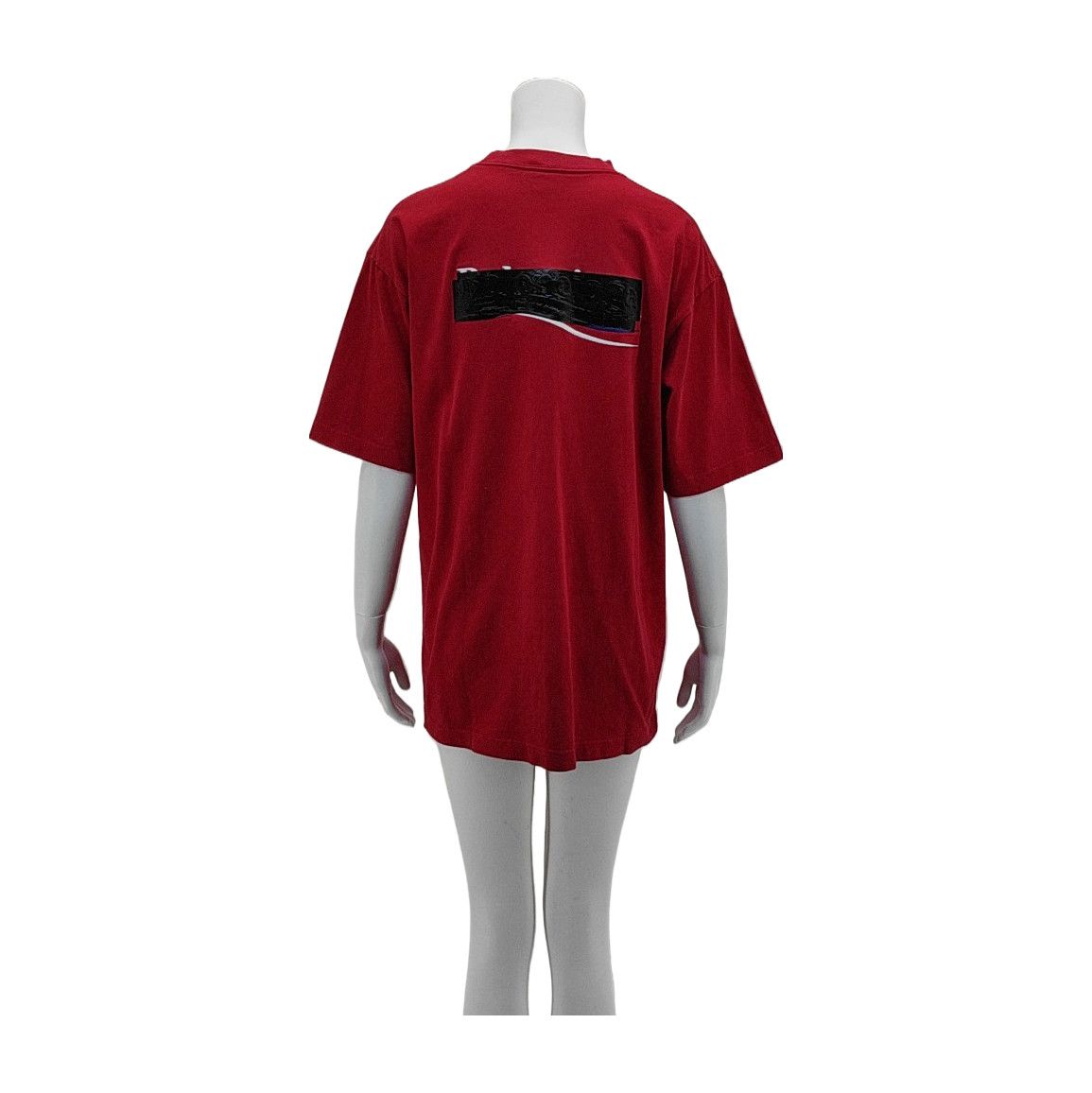 Balenciaga Balenciaga Red Logo T-Shirt Size XXS Size XXS / US 00 / IT 34 - 2 Thumbnail