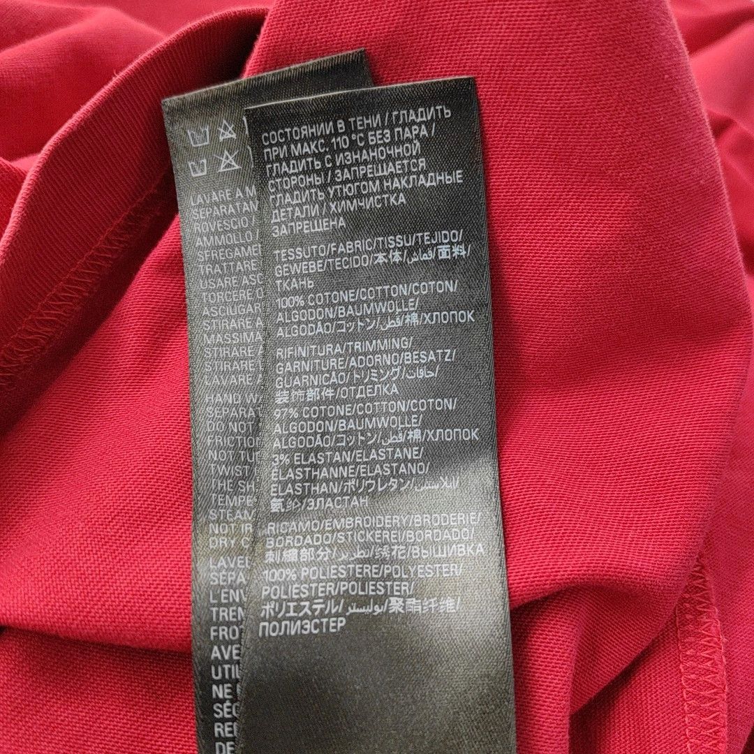 Balenciaga Balenciaga Red Logo T-Shirt Size XXS Size XXS / US 00 / IT 34 - 3 Thumbnail