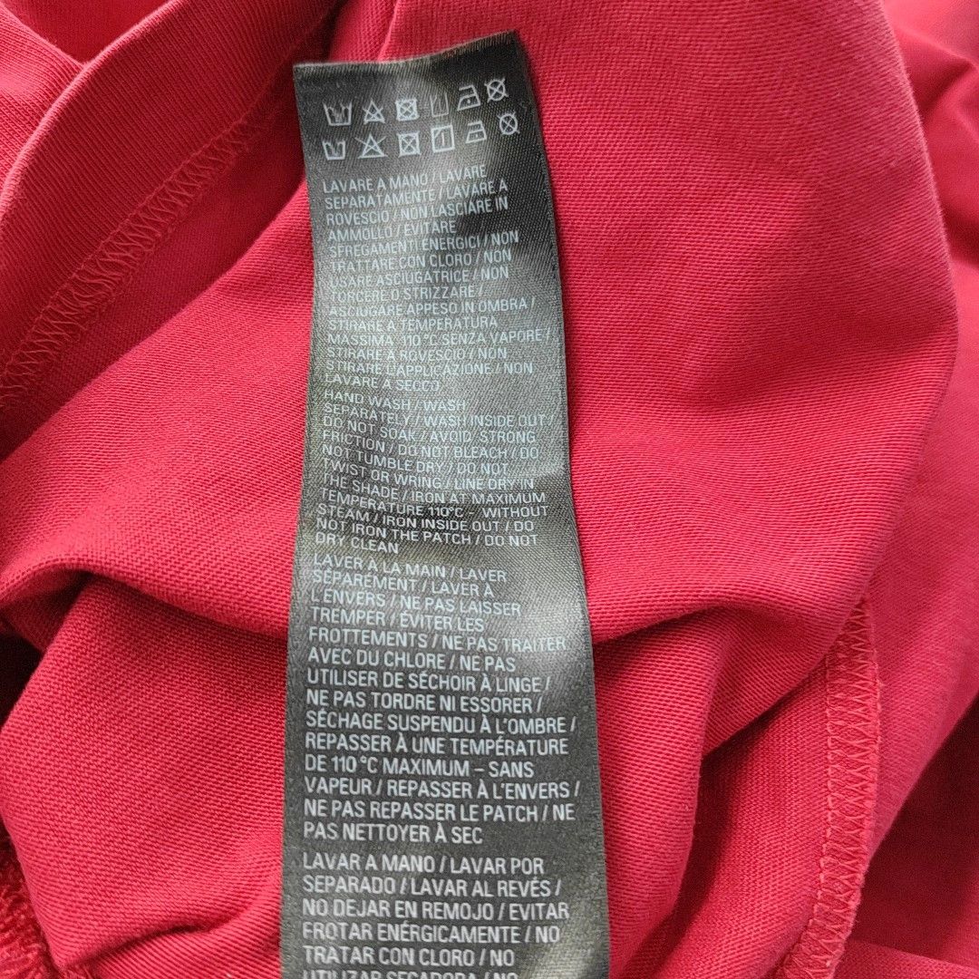 Balenciaga Balenciaga Red Logo T-Shirt Size XXS Size XXS / US 00 / IT 34 - 4 Thumbnail