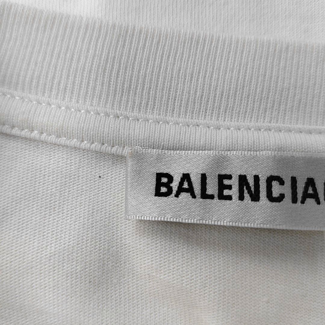 Balenciaga Balenciaga Paris Embroidery T-Shirt Size XS Size XS / US 0-2 / IT 36-38 - 6 Thumbnail