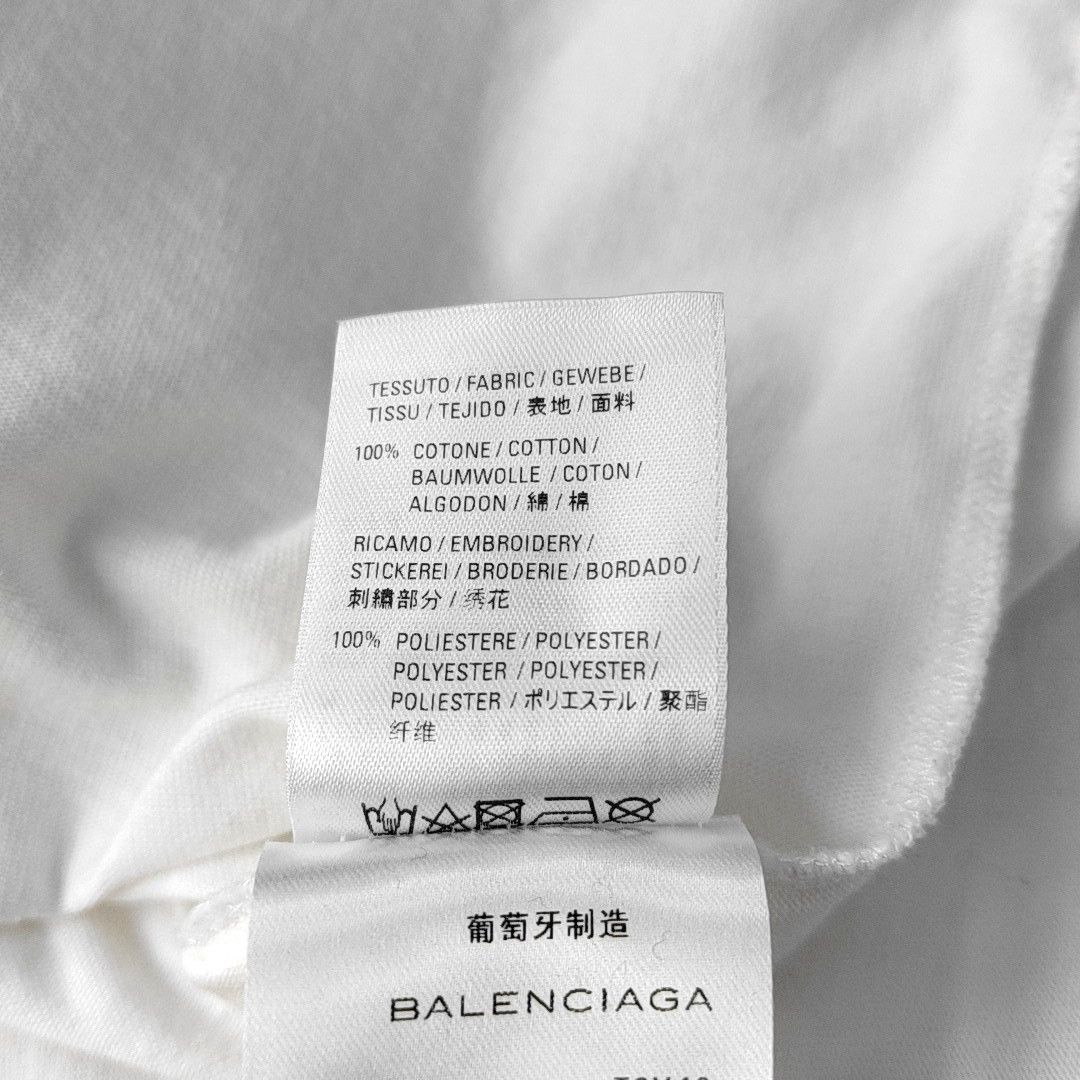 Balenciaga Balenciaga Paris Embroidery T-Shirt Size XS Size XS / US 0-2 / IT 36-38 - 3 Thumbnail