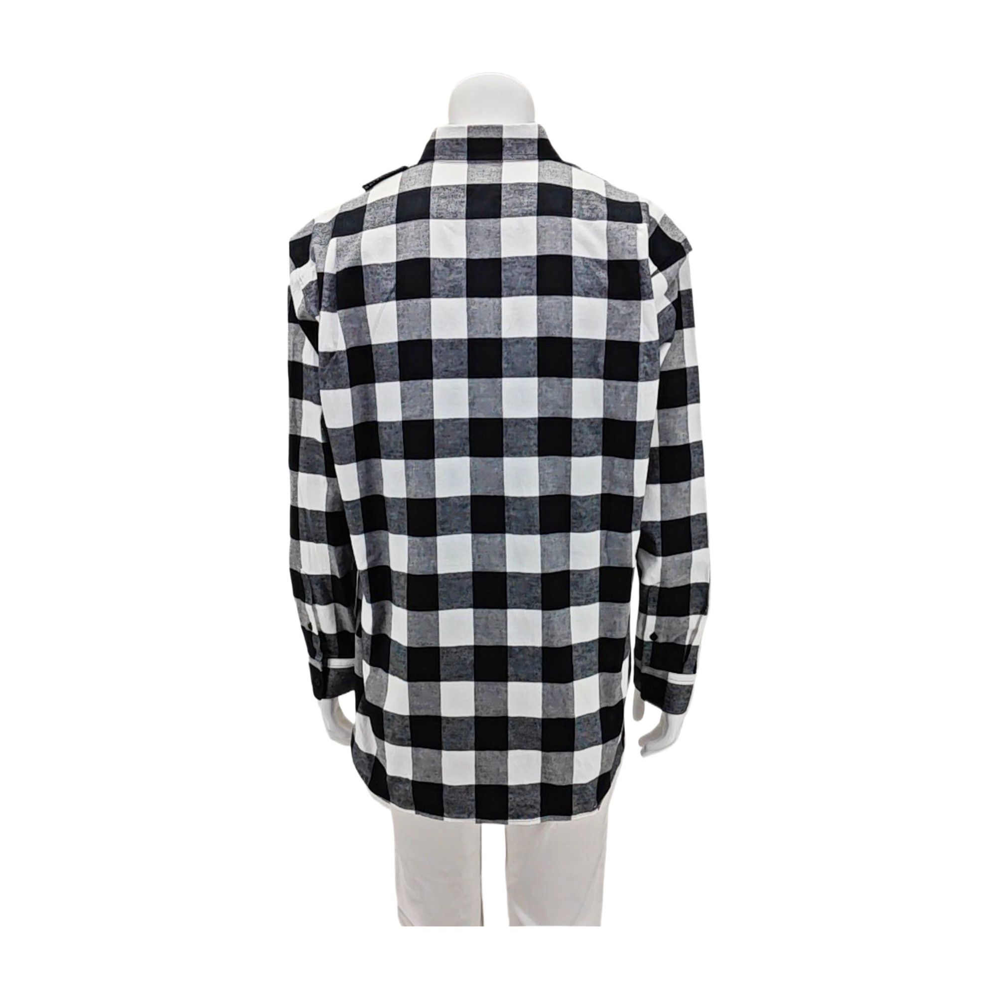 Balenciaga Balenciaga Plaid Button Up Shirt Size M Size US M / EU 48-50 / 2 - 2 Thumbnail