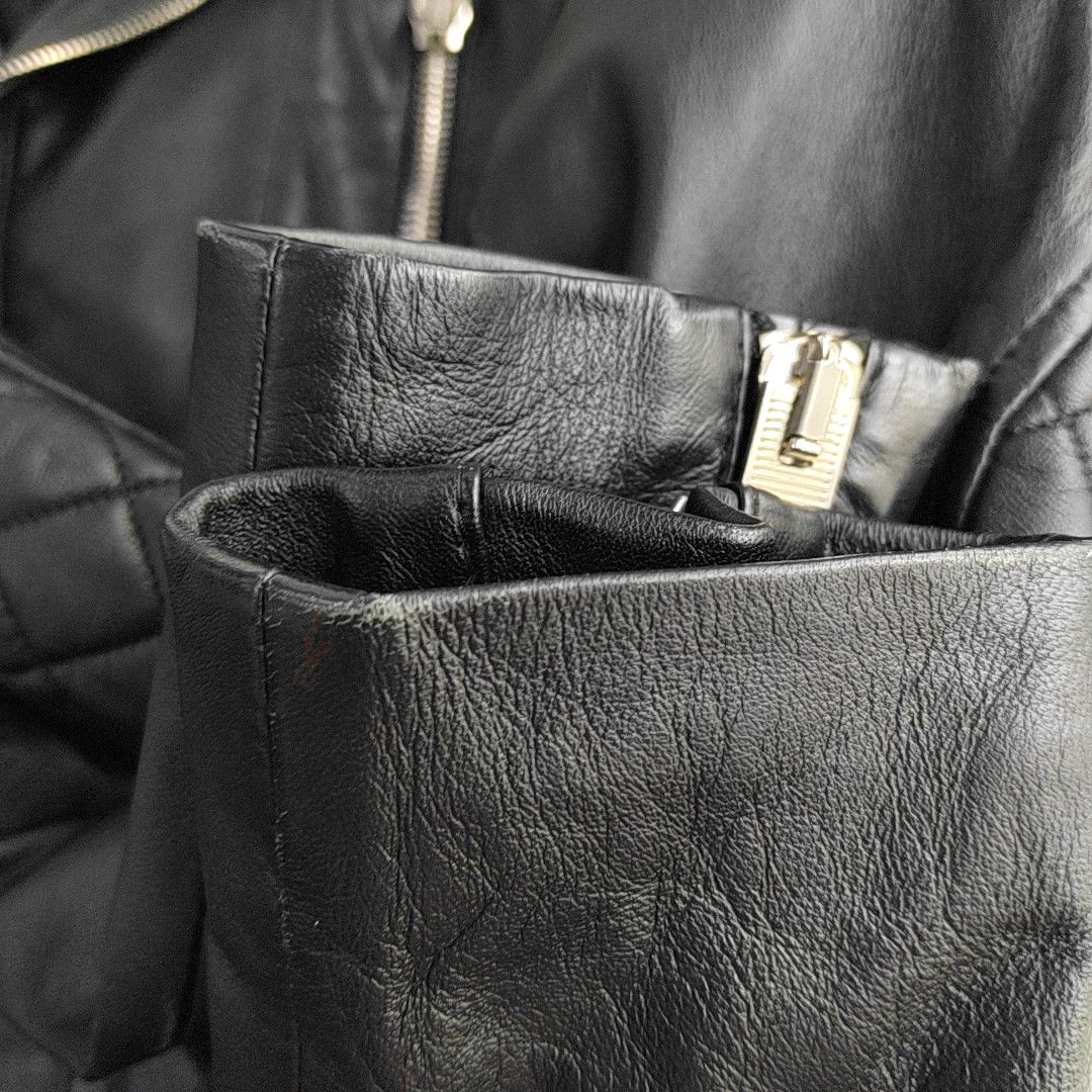 Balenciaga Balenciaga Quilted Lambskin Leather Jacket Size 40 Size M / US 6-8 / IT 42-44 - 8 Thumbnail