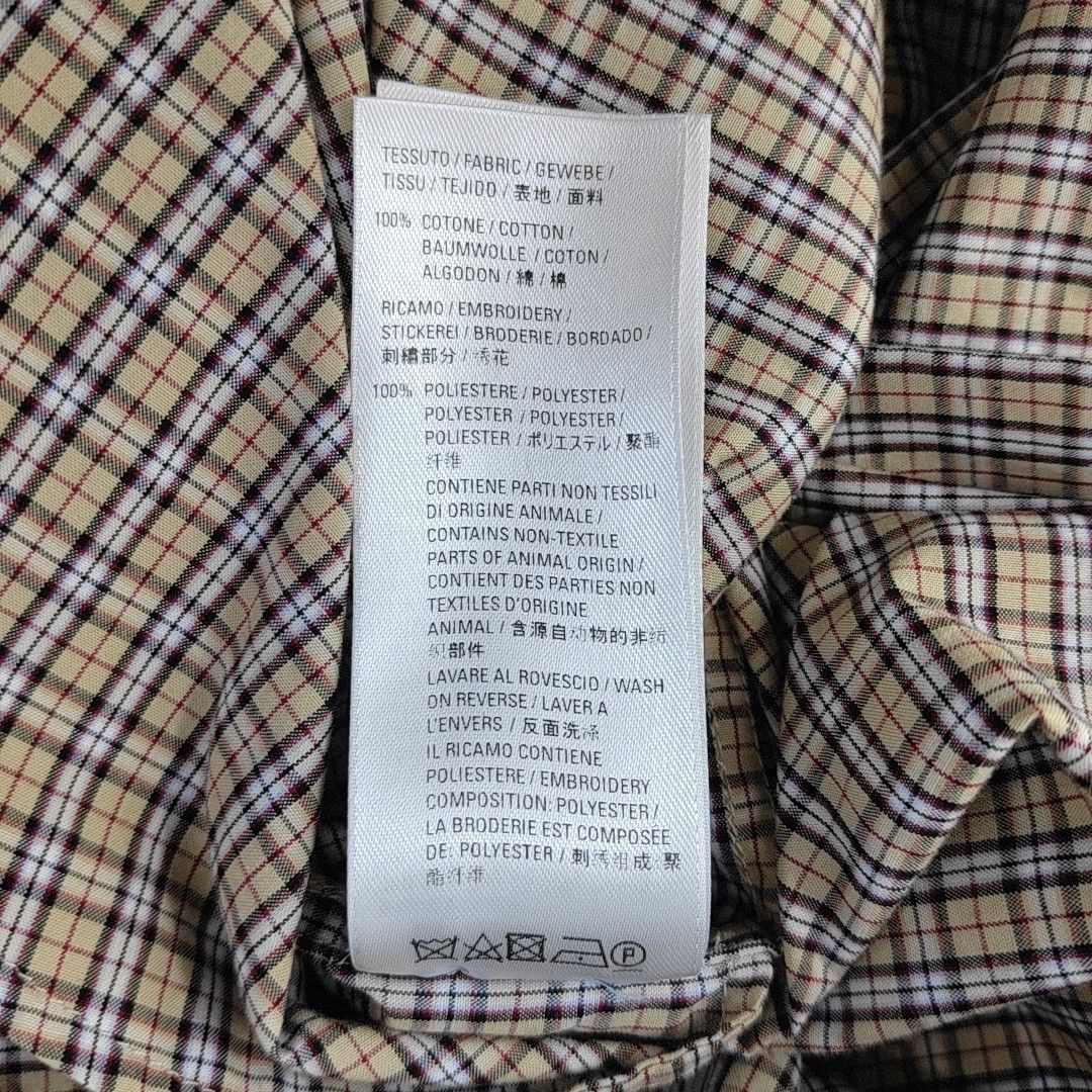 Balenciaga Balenciaga Plaid Button Up Shirt Dress Size XS Size XS / US 0-2 / IT 36-38 - 3 Thumbnail