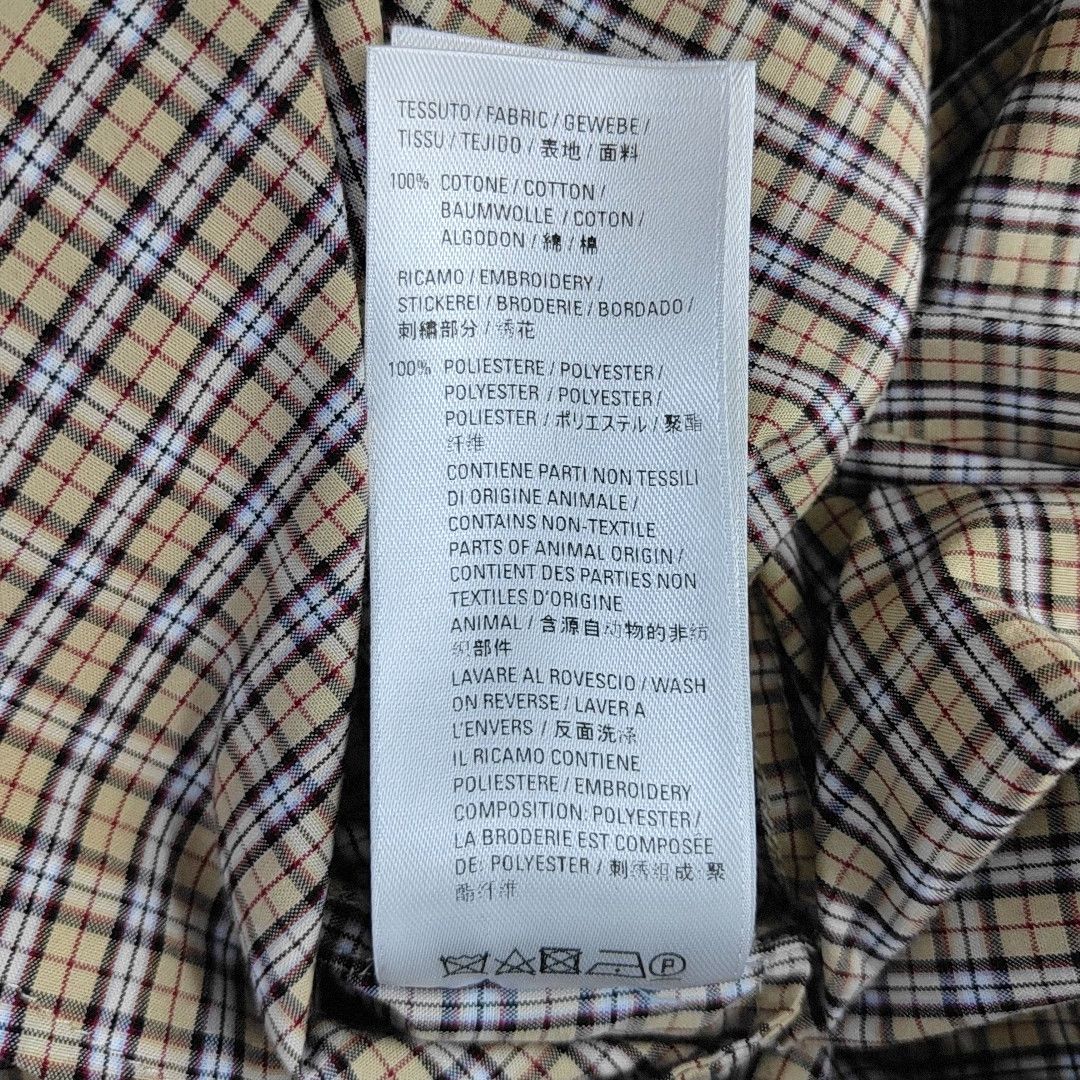 Balenciaga Balenciaga Plaid Button Up Shirt Dress Size XS Size XS / US 0-2 / IT 36-38 - 4 Thumbnail