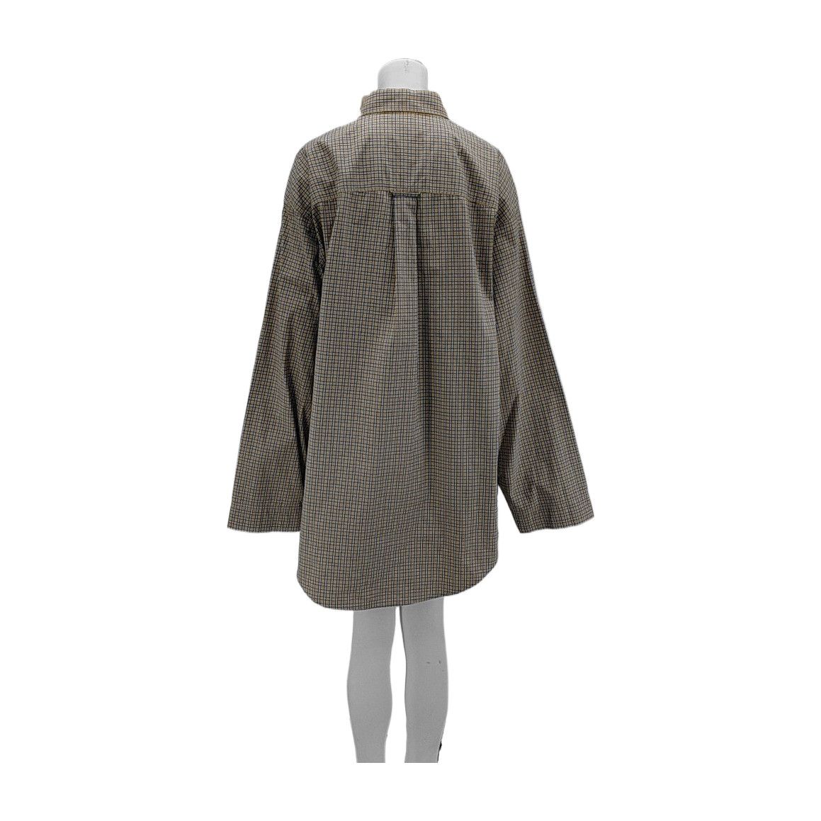 Balenciaga Balenciaga Plaid Button Up Shirt Dress Size XS Size XS / US 0-2 / IT 36-38 - 2 Thumbnail