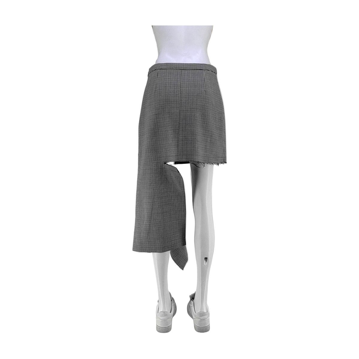 Balenciaga Balenciaga Checkered Asymmetric Skirt Size 36 Size 26" / US 2 / IT 38 - 2 Thumbnail