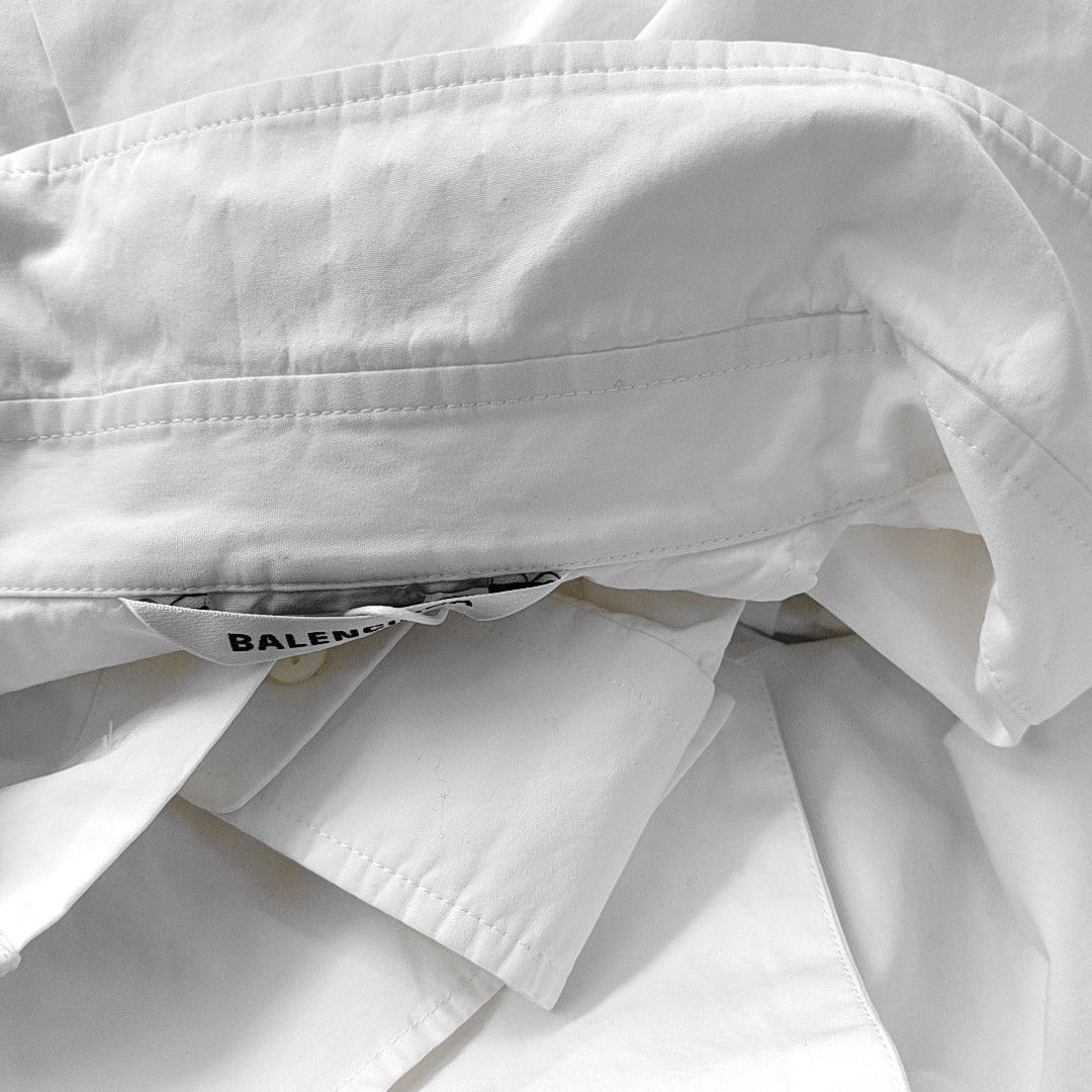 Balenciaga Balenciaga Embroidered Button Up Shirt Size 34 Size XS / US 0-2 / IT 36-38 - 6 Thumbnail