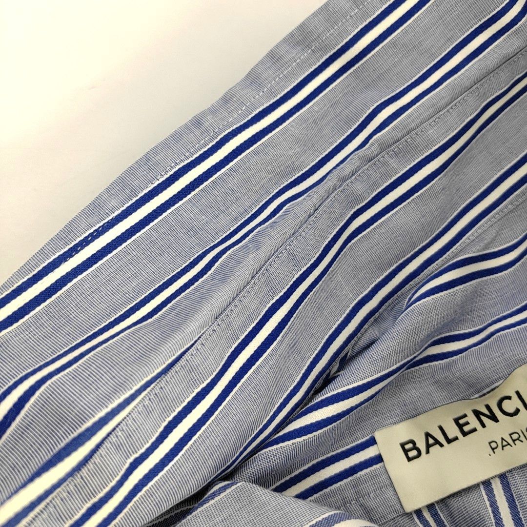 Balenciaga Balenciaga Striped Button Up Shirt Size 36 Size XS / US 0-2 / IT 36-38 - 6 Thumbnail