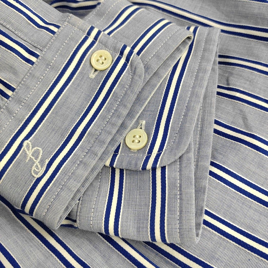 Balenciaga Balenciaga Striped Button Up Shirt Size 36 Size XS / US 0-2 / IT 36-38 - 7 Thumbnail