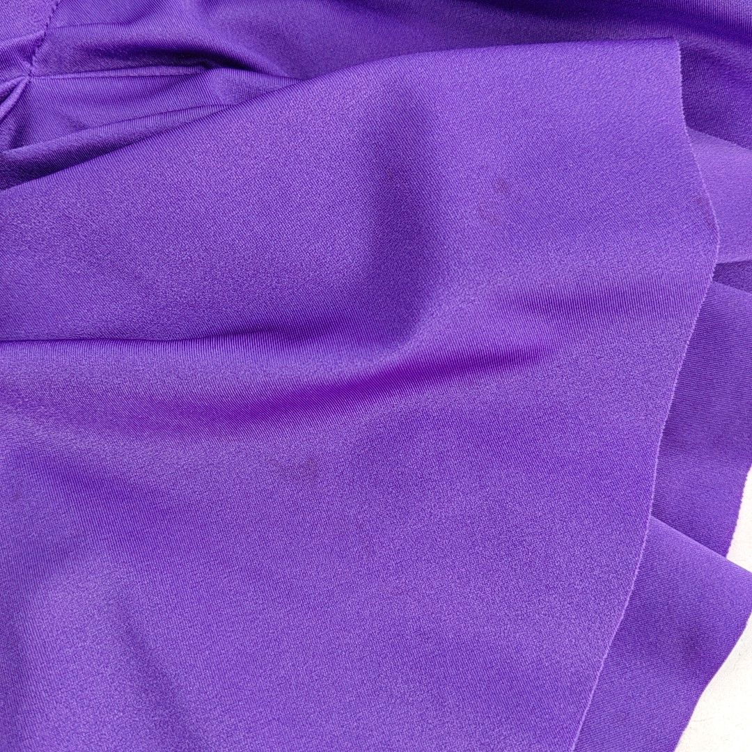 Balenciaga BALENCIAGA Purple Ruched Long Sleeve Top Size 38 Size S / US 4 / IT 40 - 7 Thumbnail