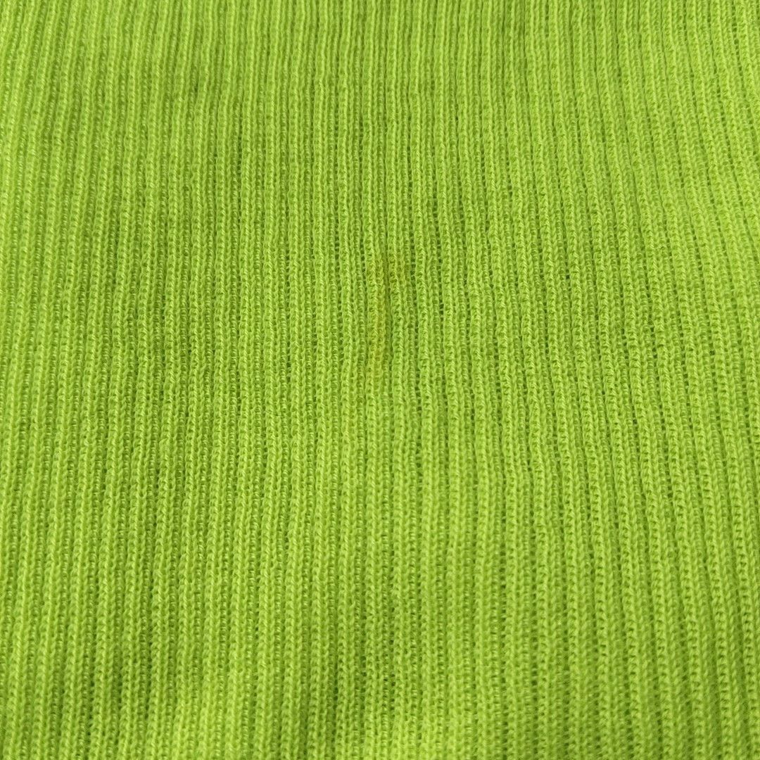 Balenciaga BALENCIAGA Neon Green Cashmere Short Sleeve Sweater Size 34 Size XS / US 0-2 / IT 36-38 - 5 Thumbnail