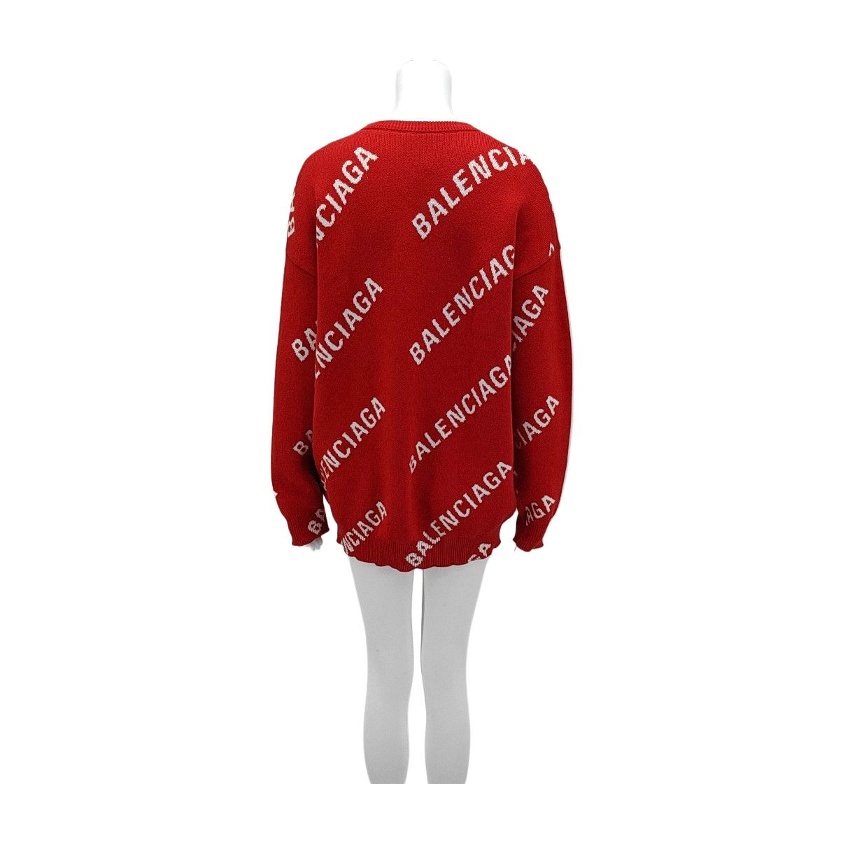 Balenciaga Balenciaga Logo Knit Sweater Size XS Size XS / US 0-2 / IT 36-38 - 2 Thumbnail
