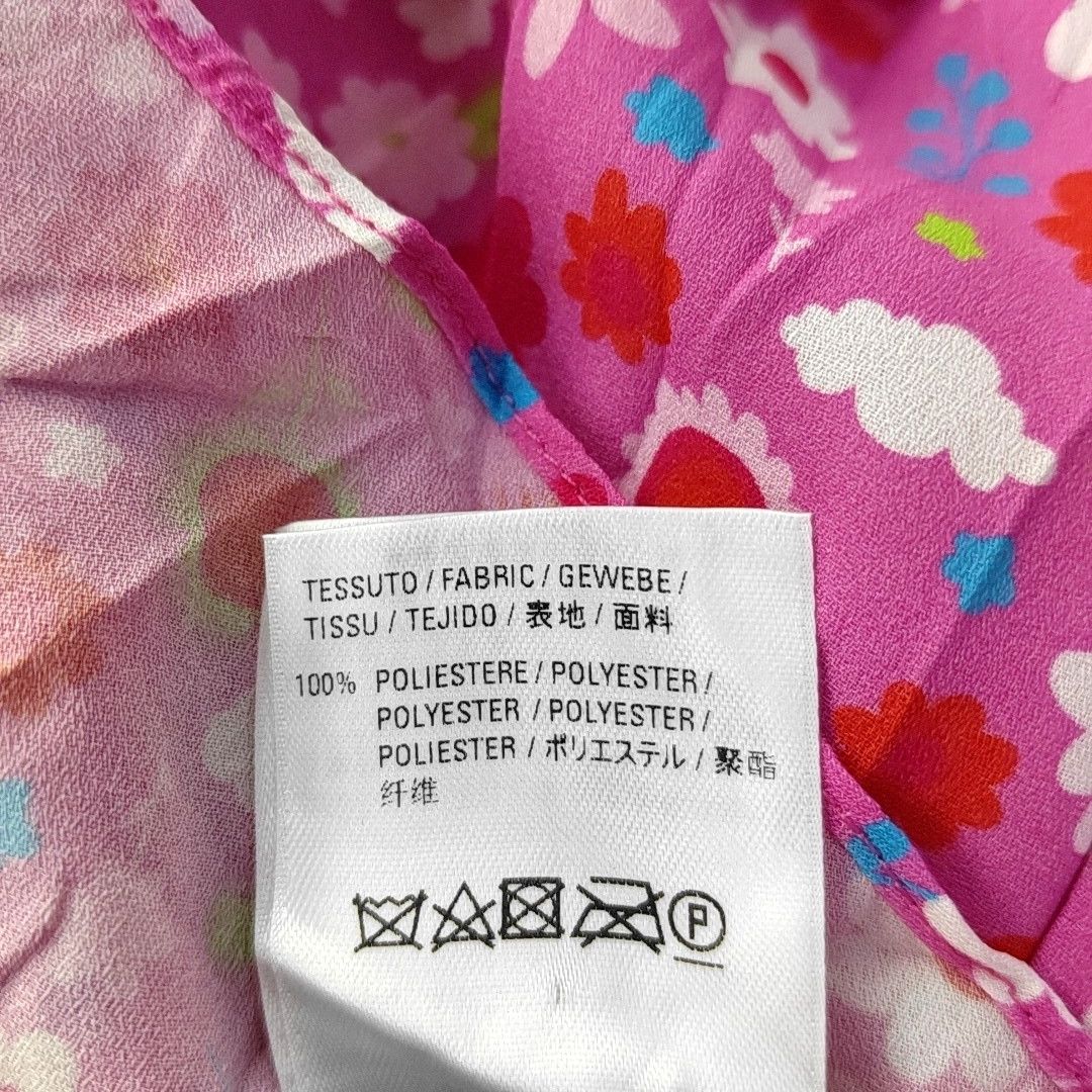 Balenciaga Balenciaga Floral Print Tie-Neck Blouse Size 36 Size XS / US 0-2 / IT 36-38 - 4 Thumbnail