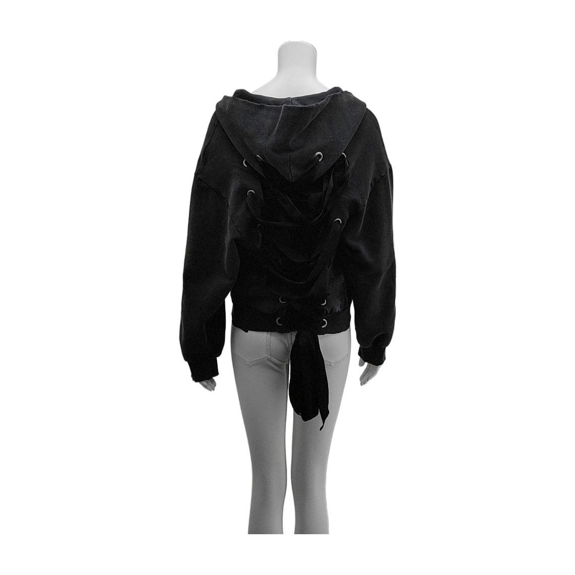 Balenciaga Balenciaga Lace Up Hoodie Size S Size S / US 4 / IT 40 - 2 Thumbnail
