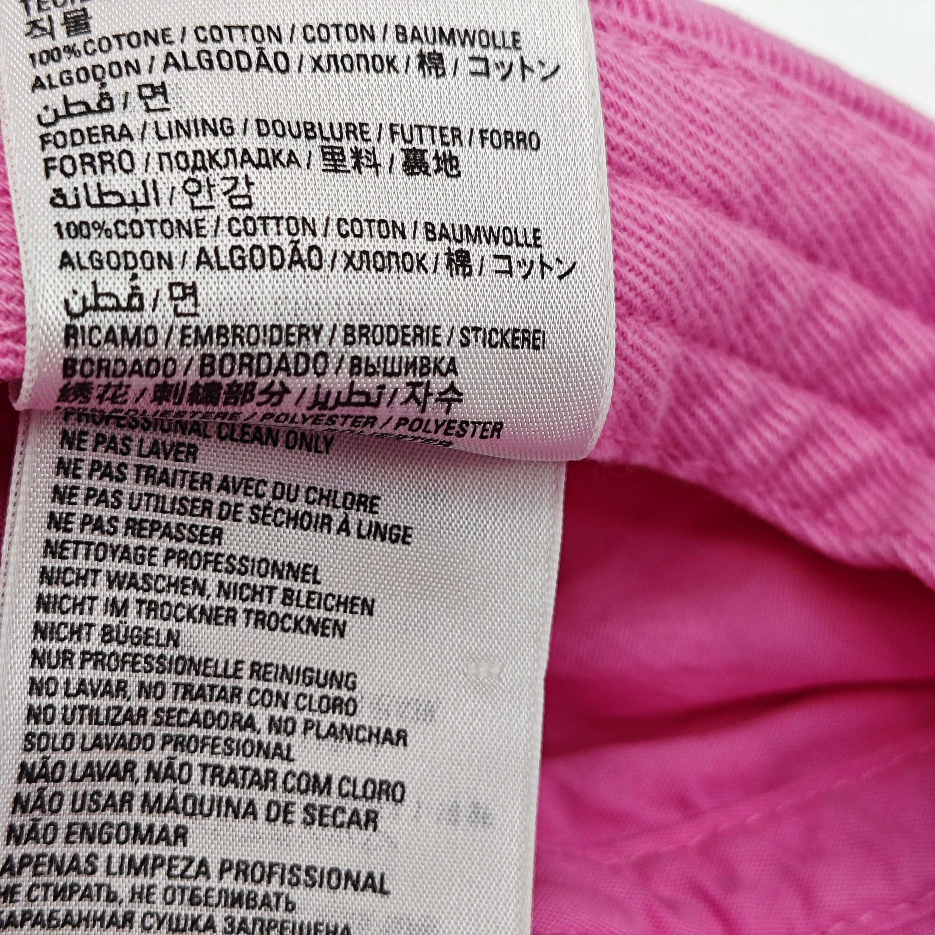Balenciaga Balenciaga Pink Logo Baseball Cap Size ONE SIZE - 4 Thumbnail