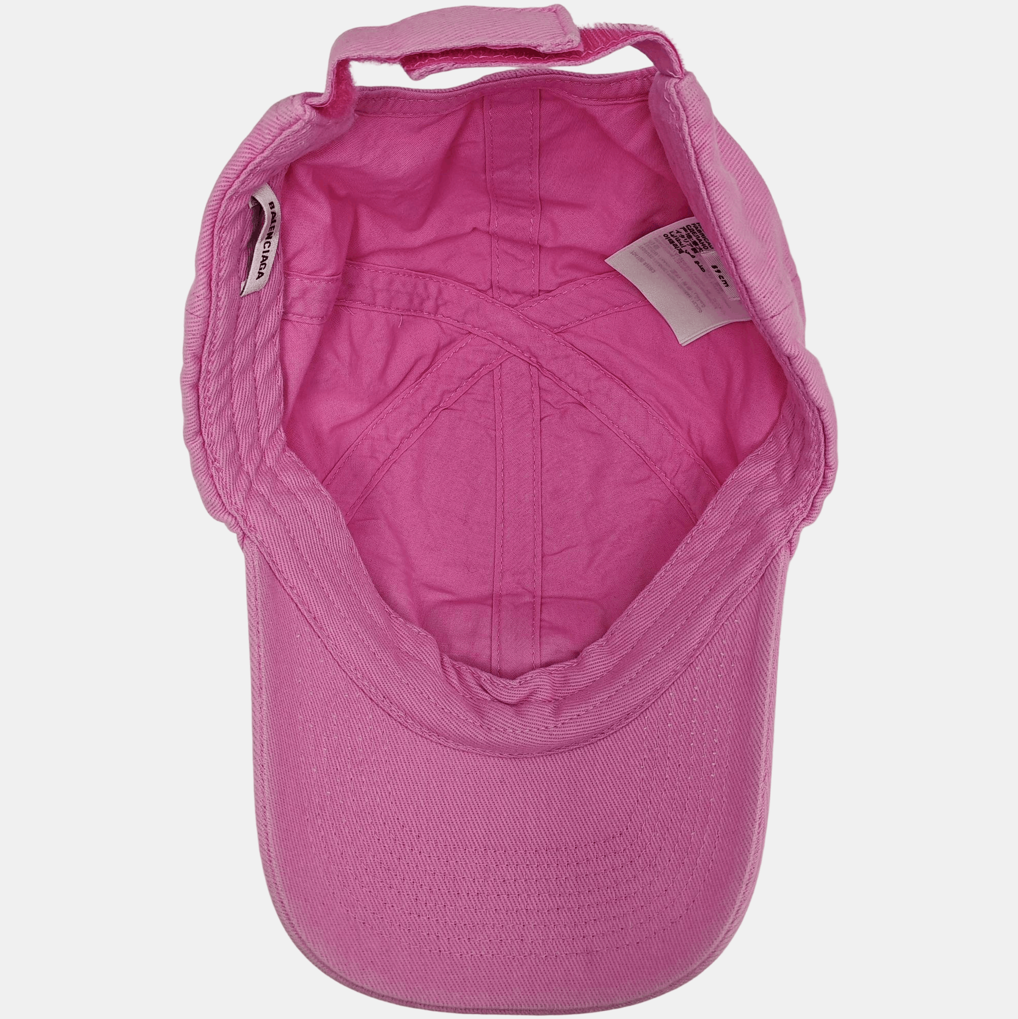 Balenciaga Balenciaga Pink Logo Baseball Cap Size ONE SIZE - 2 Thumbnail