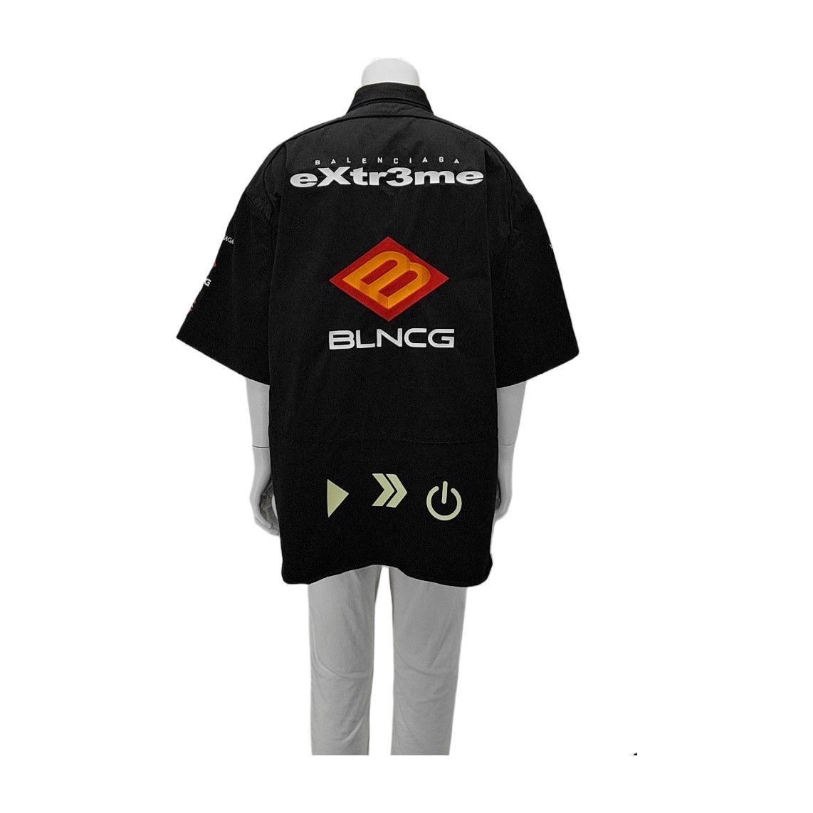 Balenciaga Balenciaga eXtr3me Short Sleeve Shirt Size L Size US L / EU 52-54 / 3 - 2 Thumbnail