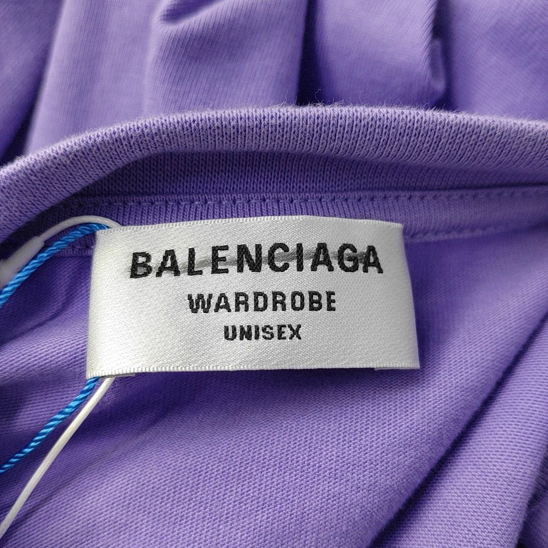 Balenciaga Balenciaga Wave Logo T-Shirt Size L Size US L / EU 52-54 / 3 - 5 Thumbnail