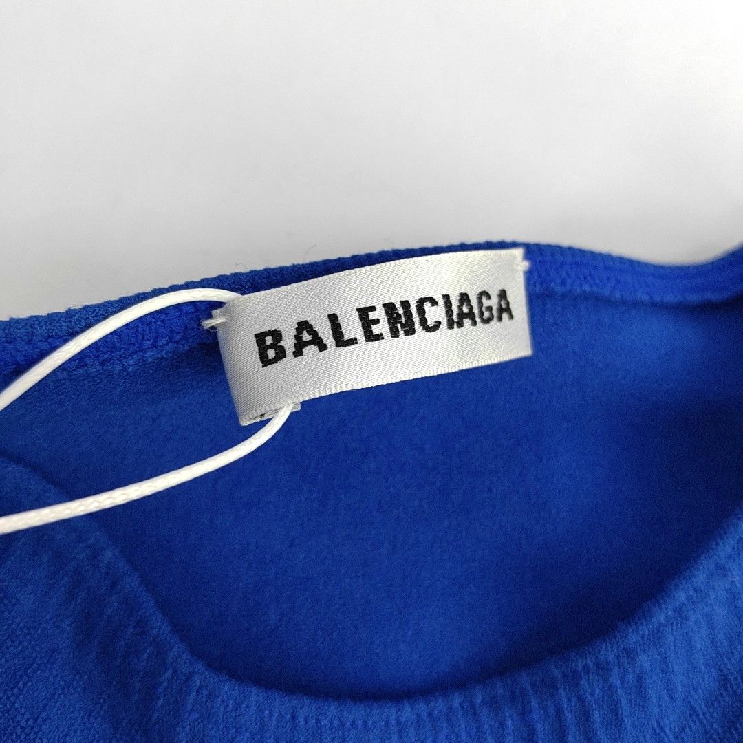 Balenciaga Balenciaga Logo Knit Short Sleeve T-Shirt Size 36 Size XS / US 0-2 / IT 36-38 - 5 Thumbnail