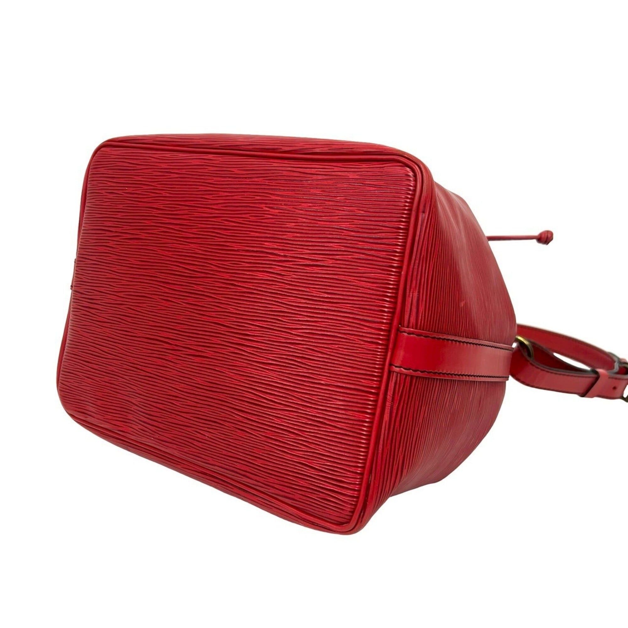 Louis Vuitton LOUIS VUITTON Vintage Petit Noé Epi Leather Semi-One Shoulder Bag, Castilian Red, 24938 Size ONE SIZE - 8 Thumbnail