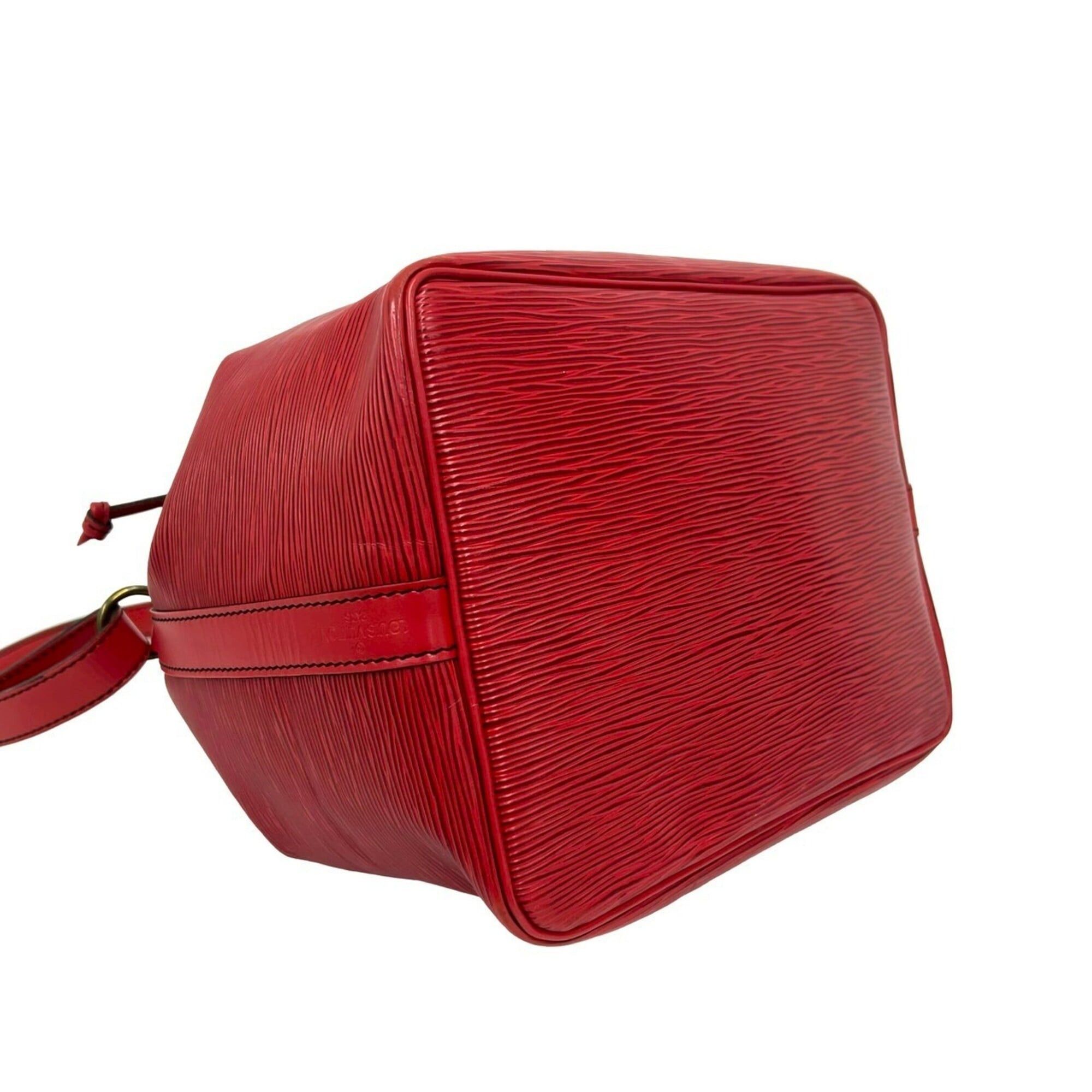 Louis Vuitton LOUIS VUITTON Vintage Petit Noé Epi Leather Semi-One Shoulder Bag, Castilian Red, 24938 Size ONE SIZE - 7 Thumbnail