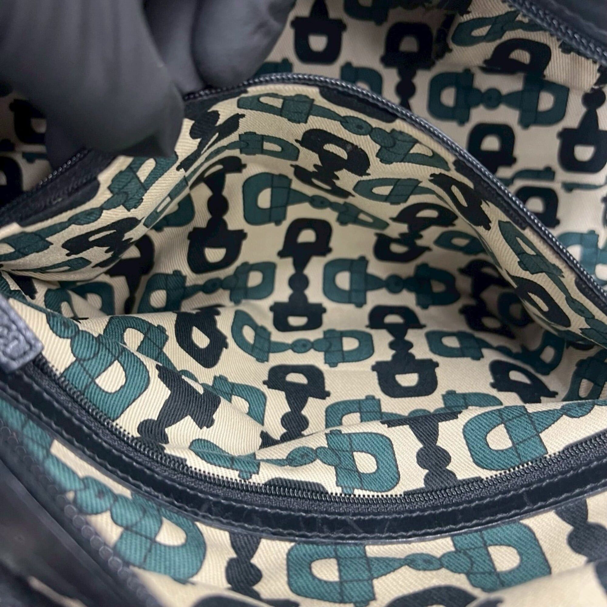 Gucci GUCCI Guccissima GG pattern logo gold hardware genuine leather handbag tote bag Boston black 28589 Size ONE SIZE - 10 Thumbnail