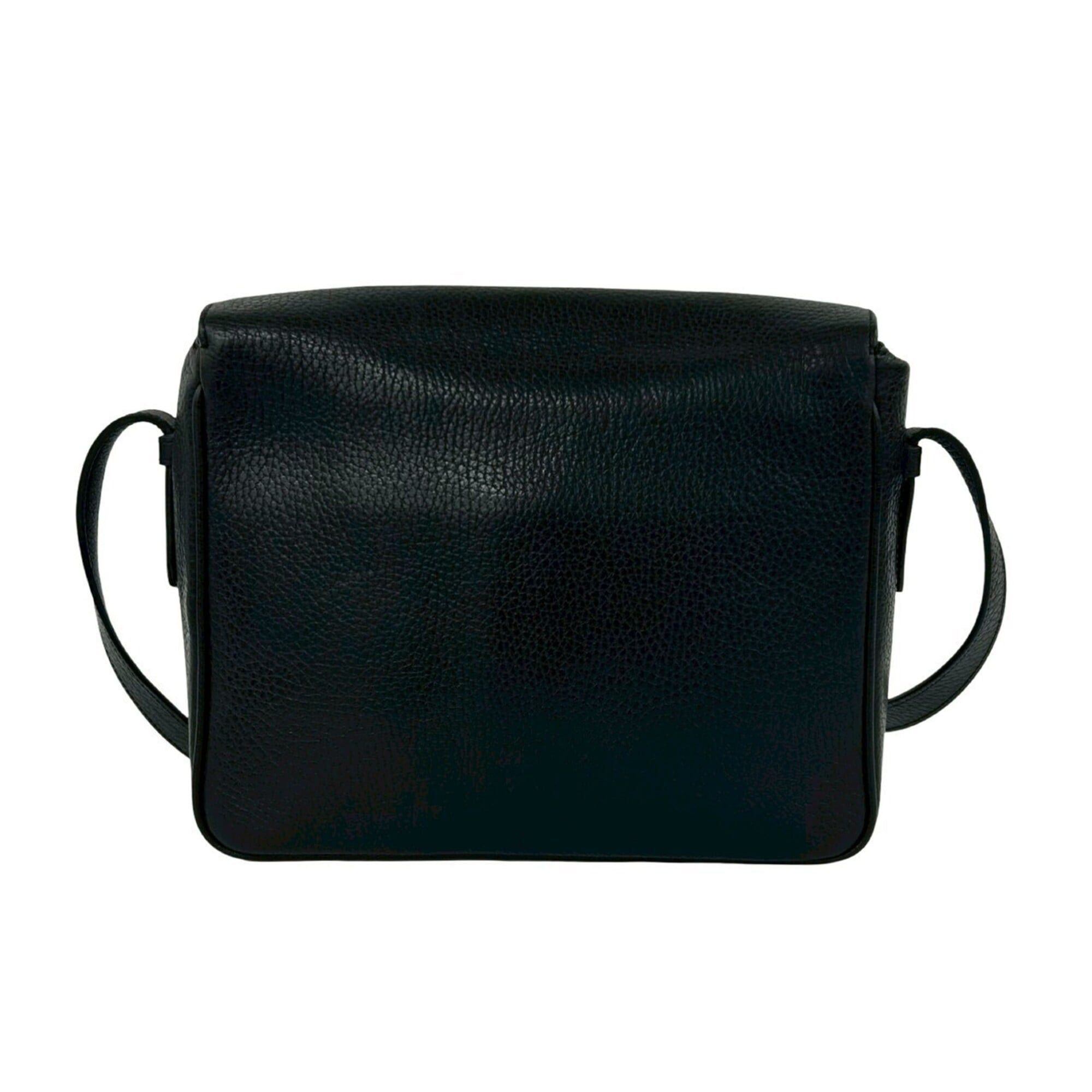 Celine CELINE Vintage Starball Hardware Leather Shoulder Bag Pouch Sacoche Black 195-6 Size ONE SIZE - 3 Thumbnail