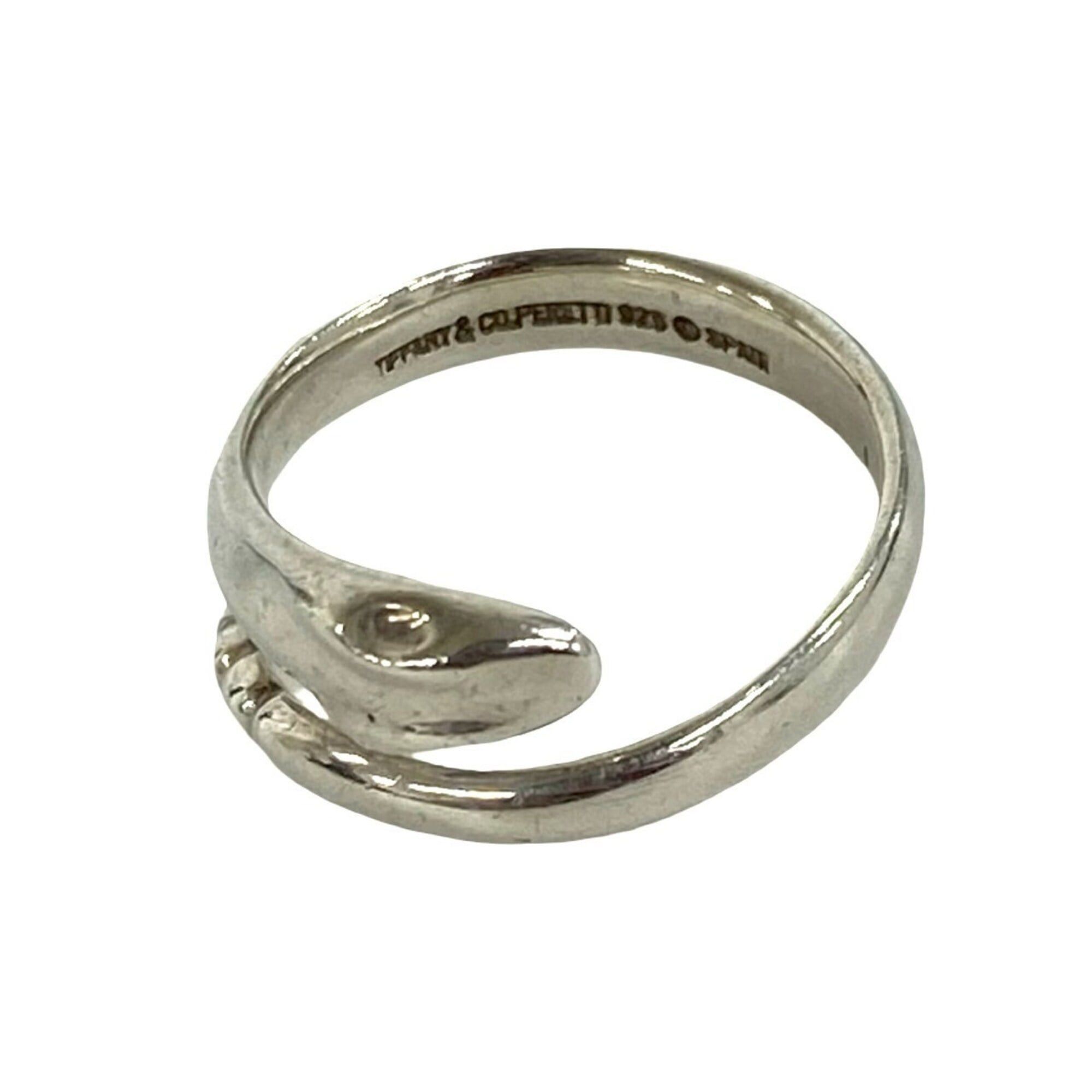 Tiffany & Co. TIFFANY&Co. Tiffany Snake Ring, Sterling Silver 925, Women's Accessory, Silver, Item No. 38432 Size ONE SIZE - 3 Thumbnail