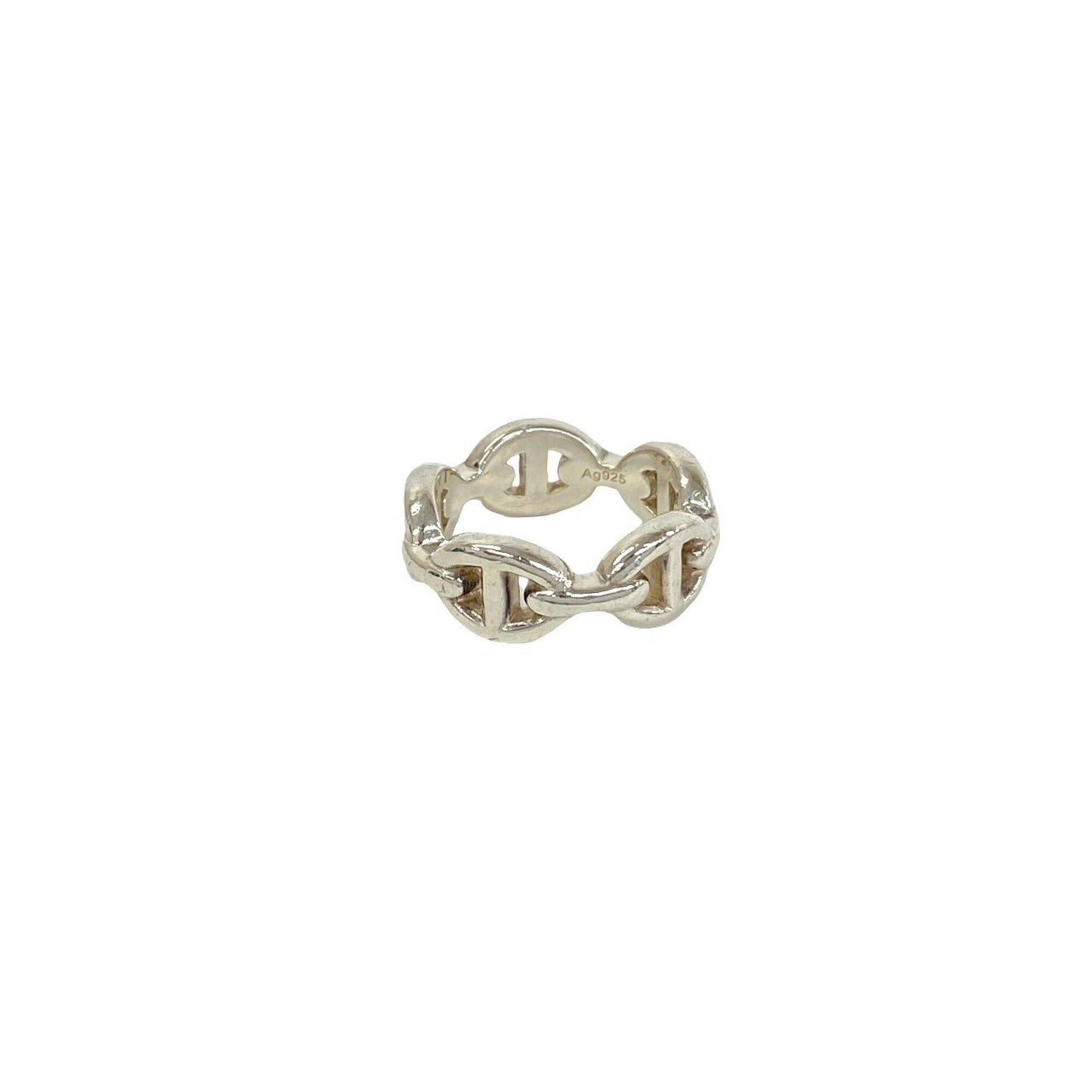 Hermes Hermes Enchainée Ring, Sterling Silver 925, Women's Accessory, 68012 Size ONE SIZE - 4 Thumbnail